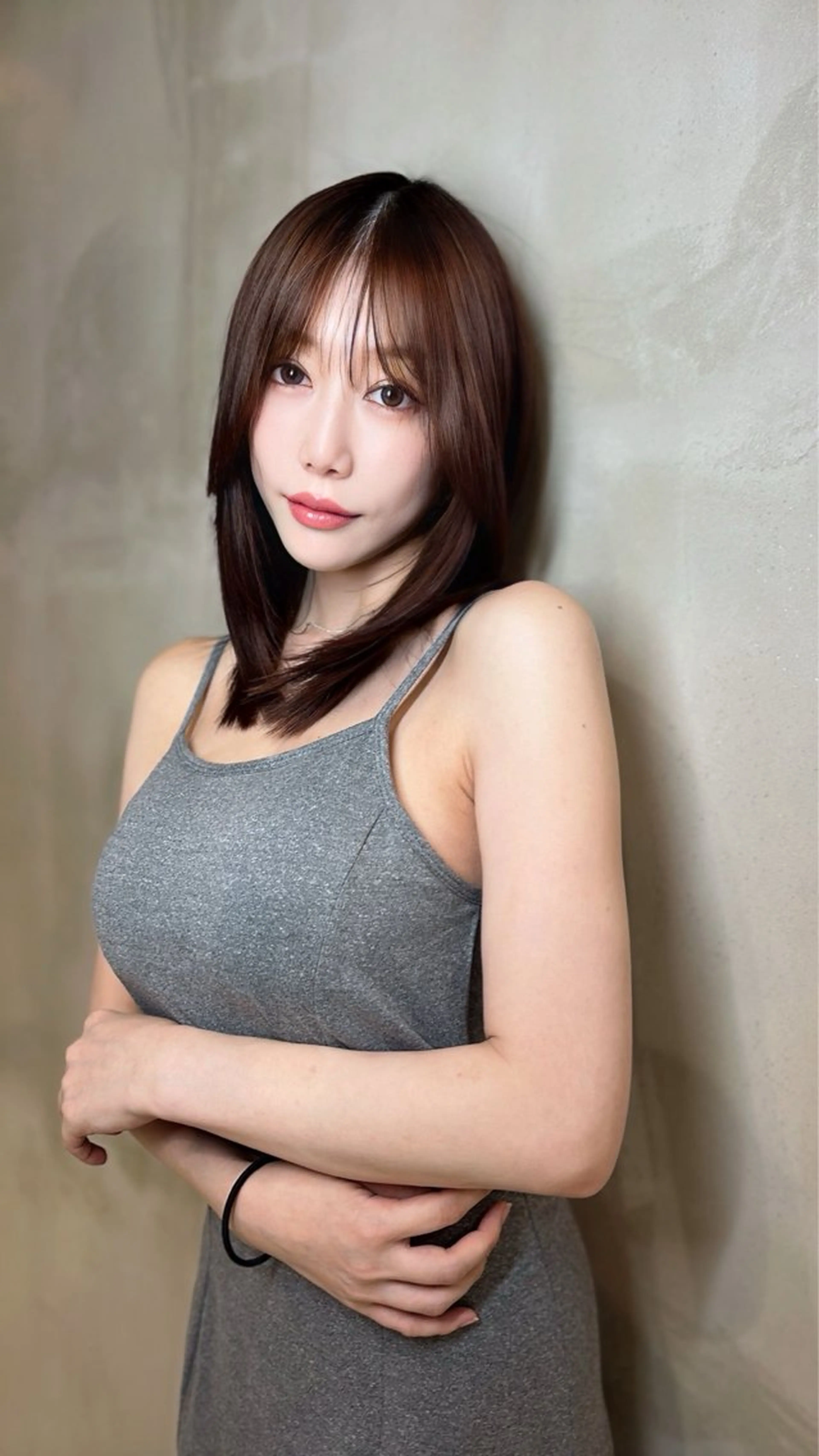 ミディアム 韓国風ヘア カット ヘアカラー トリートメント 中韓🇨🇳🇰🇷 🤍TAKAHIROのヘアスタイル