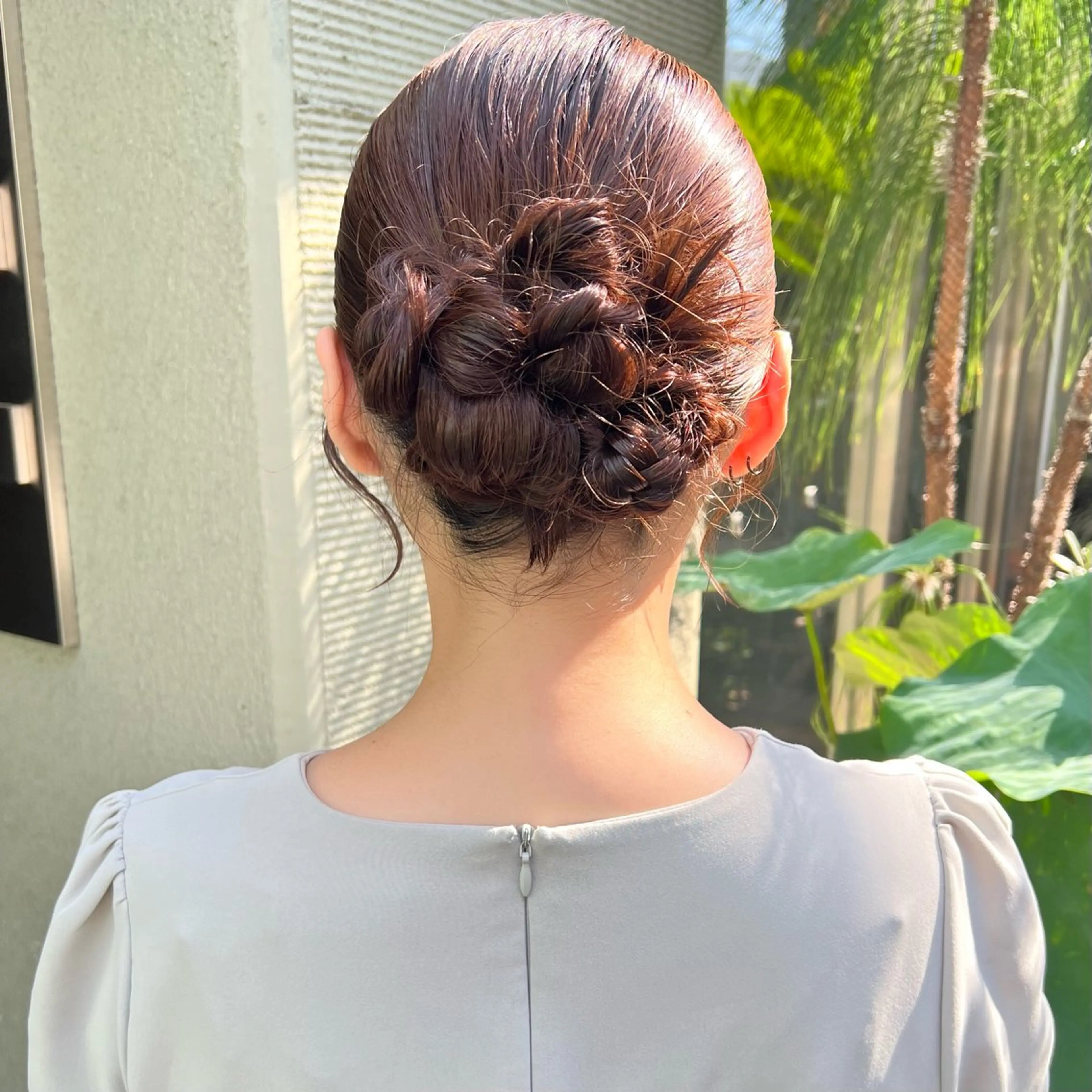 セミロング ヘアアレンジ ヘアセット KIHO ｜Bond 三軒茶屋のヘアスタイル