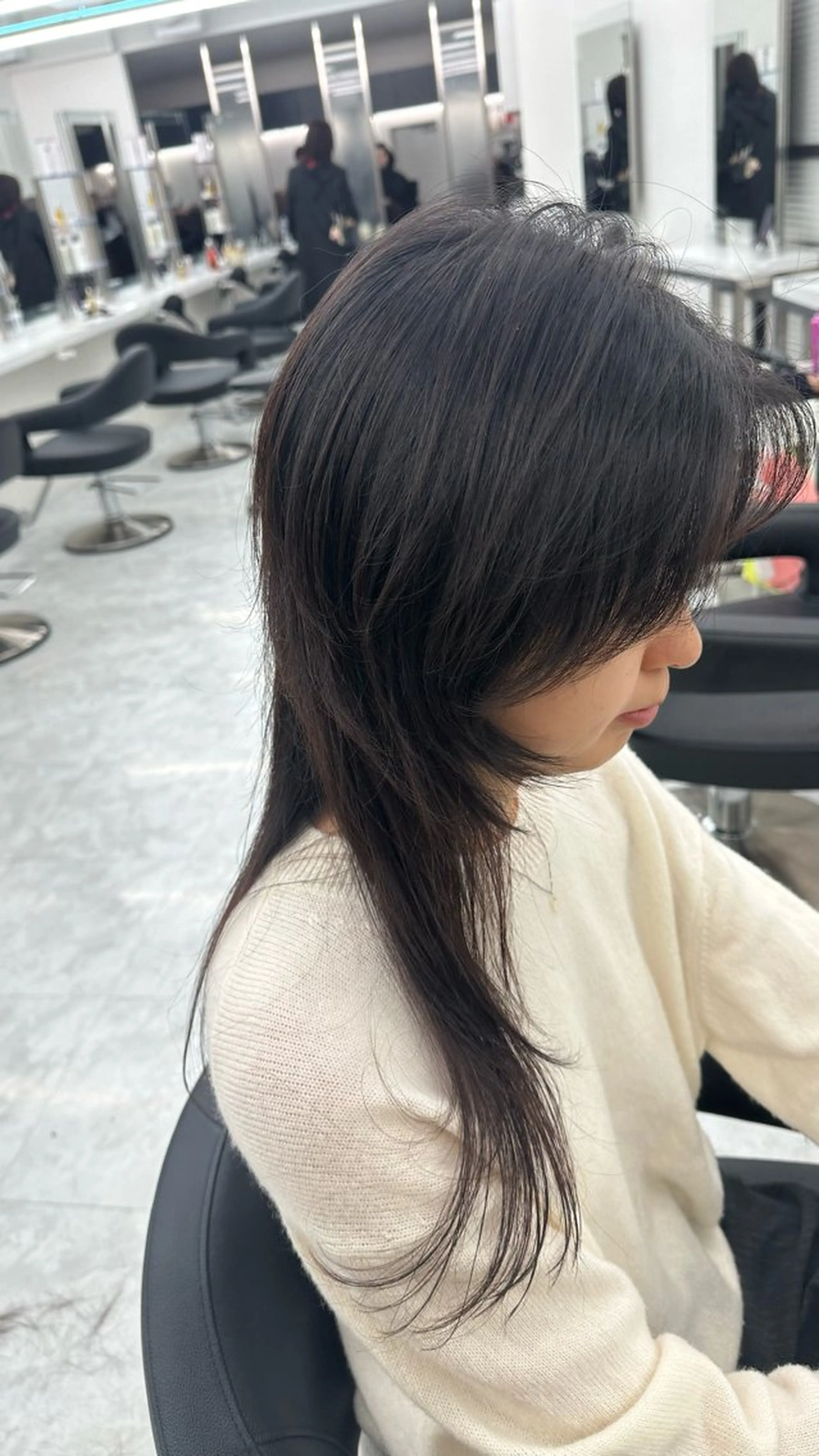 ロング カラー カット トリートメント ガーリーstyle ❤︎misaki🏹のヘアスタイル