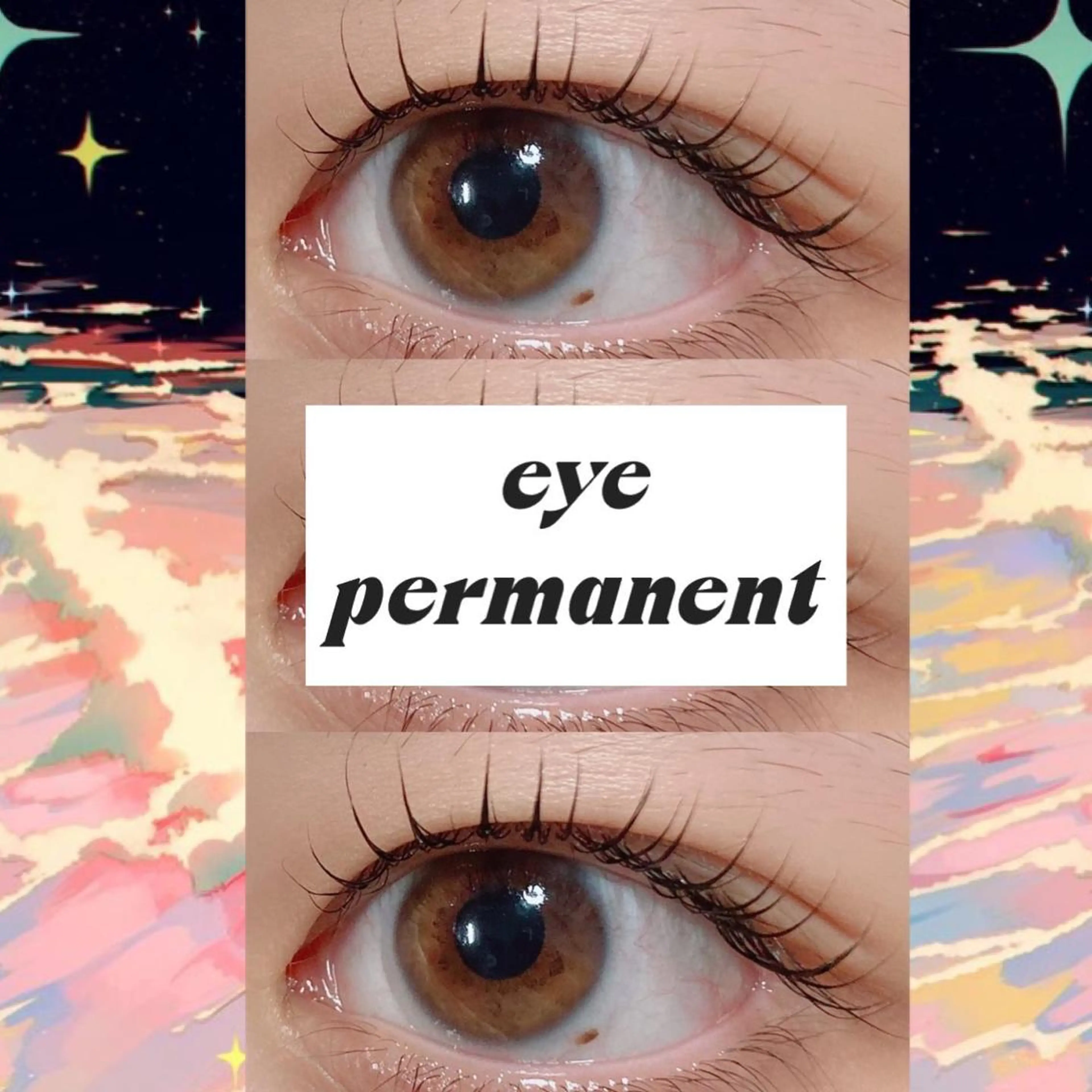 マツエク・マツパ 束感まつ毛 フラットラッシュ 韓国風マツエク まつげパーマ 一重×まつ毛パーマ orihara𐙚 まつげパーマ/眉毛のマツエク・マツパデザイン