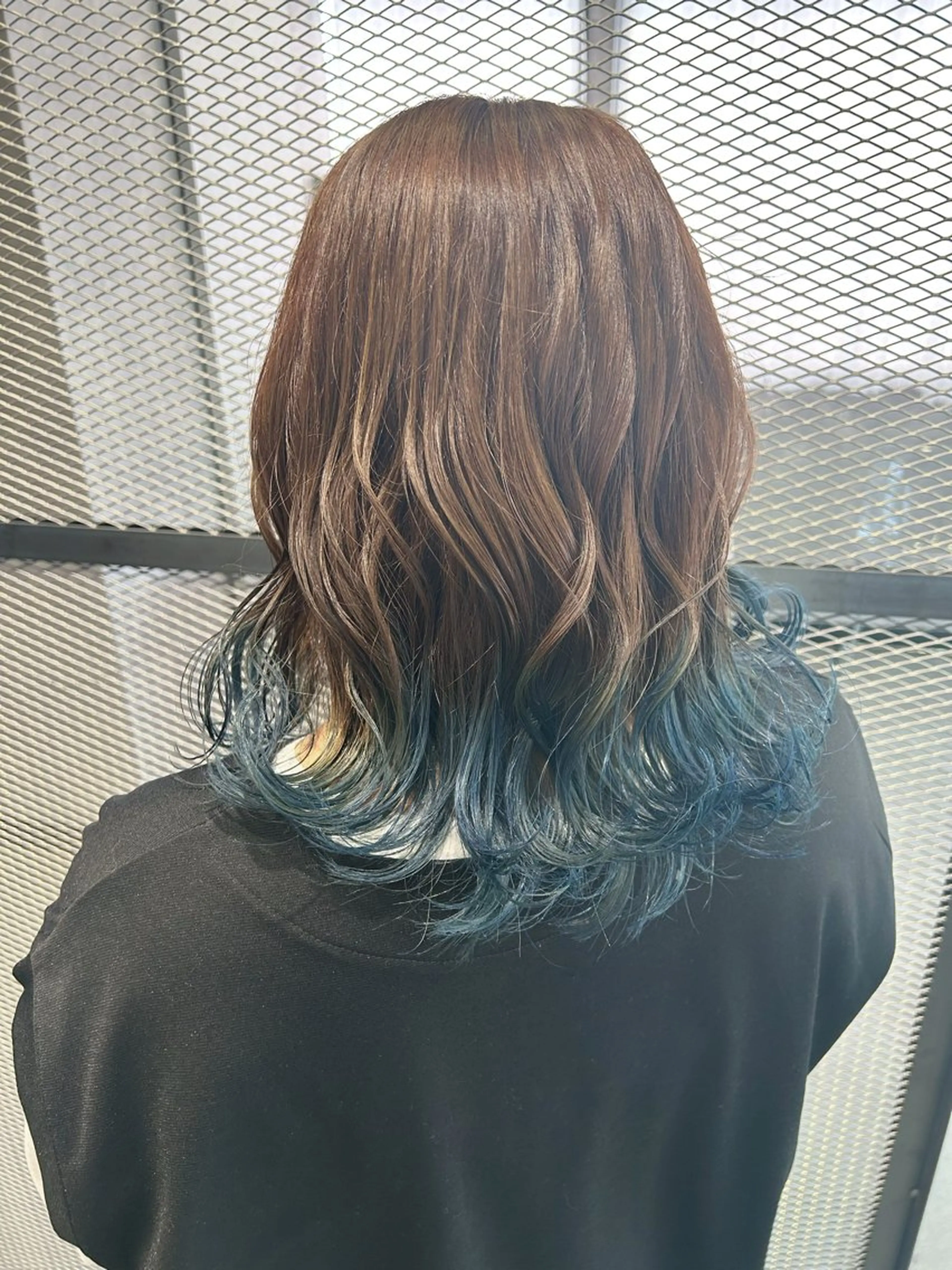 ミディアム カラー ヘアカラー 平畑 直将のヘアスタイル