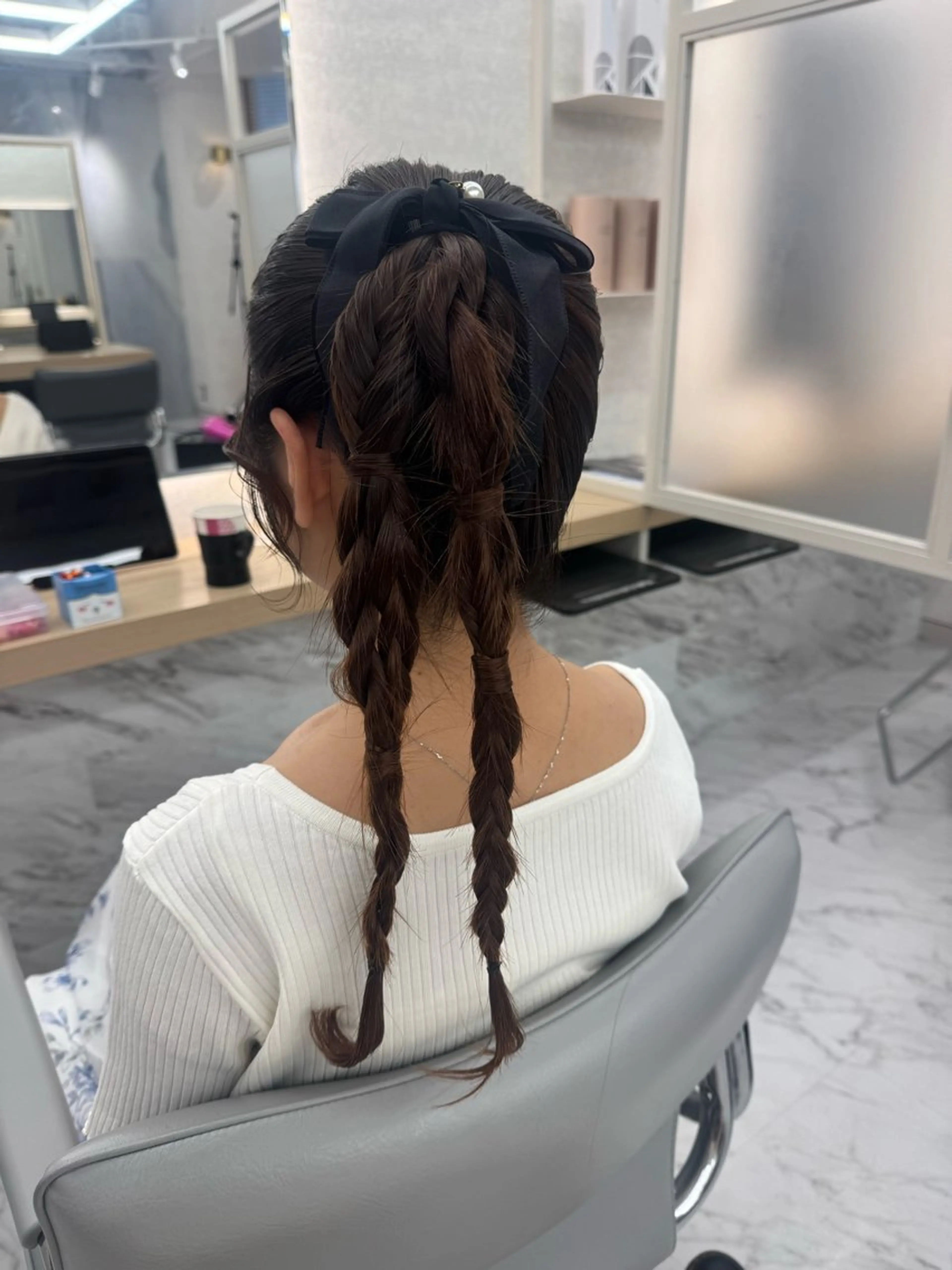 ロング ヘアアレンジ ヘアセット 韓国/アイドルヘア 🎀みづきのヘアスタイル