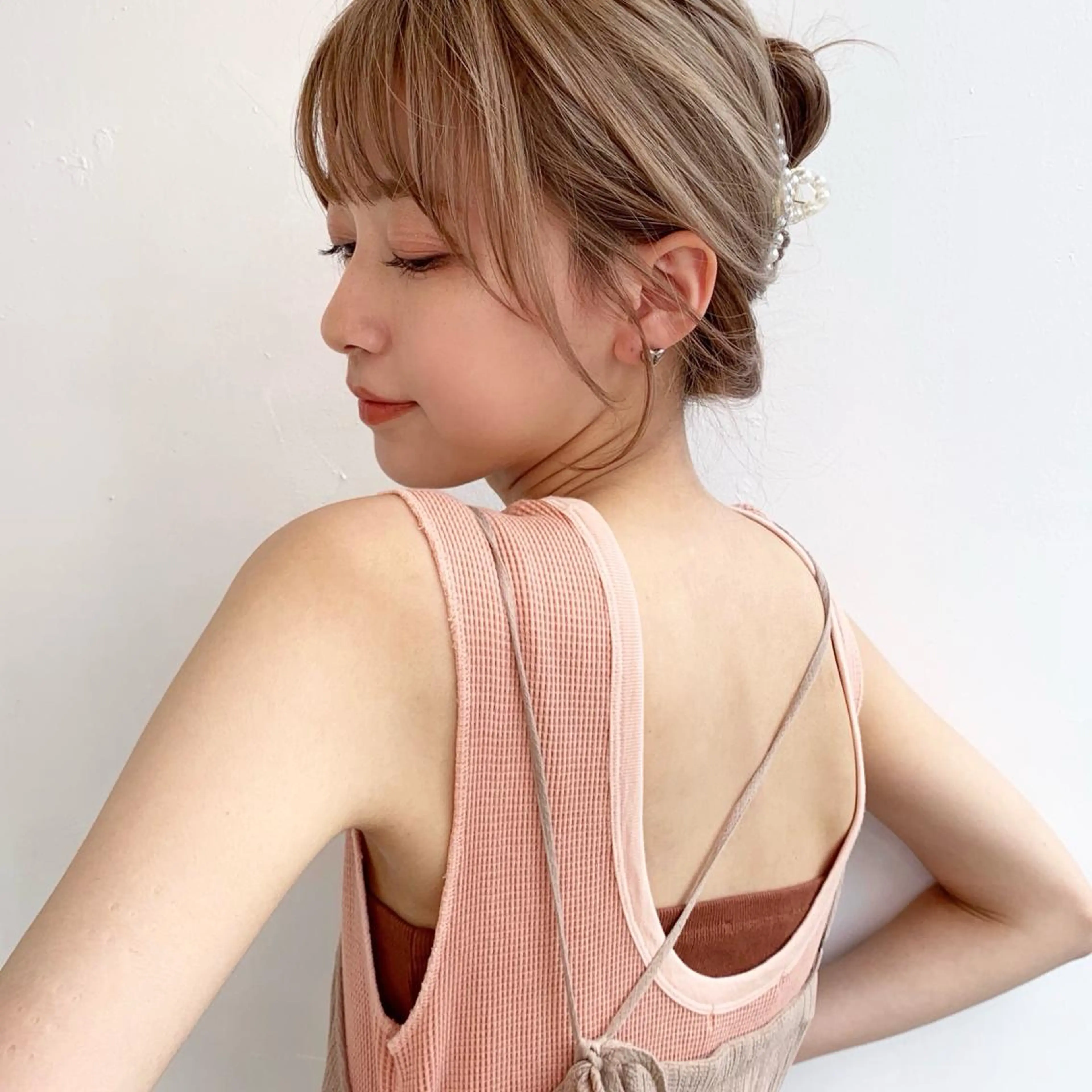 ロング カラー ヘアアレンジ ヘアカラー トリートメント Sana / 韓国ヘア / カラーのヘアスタイル