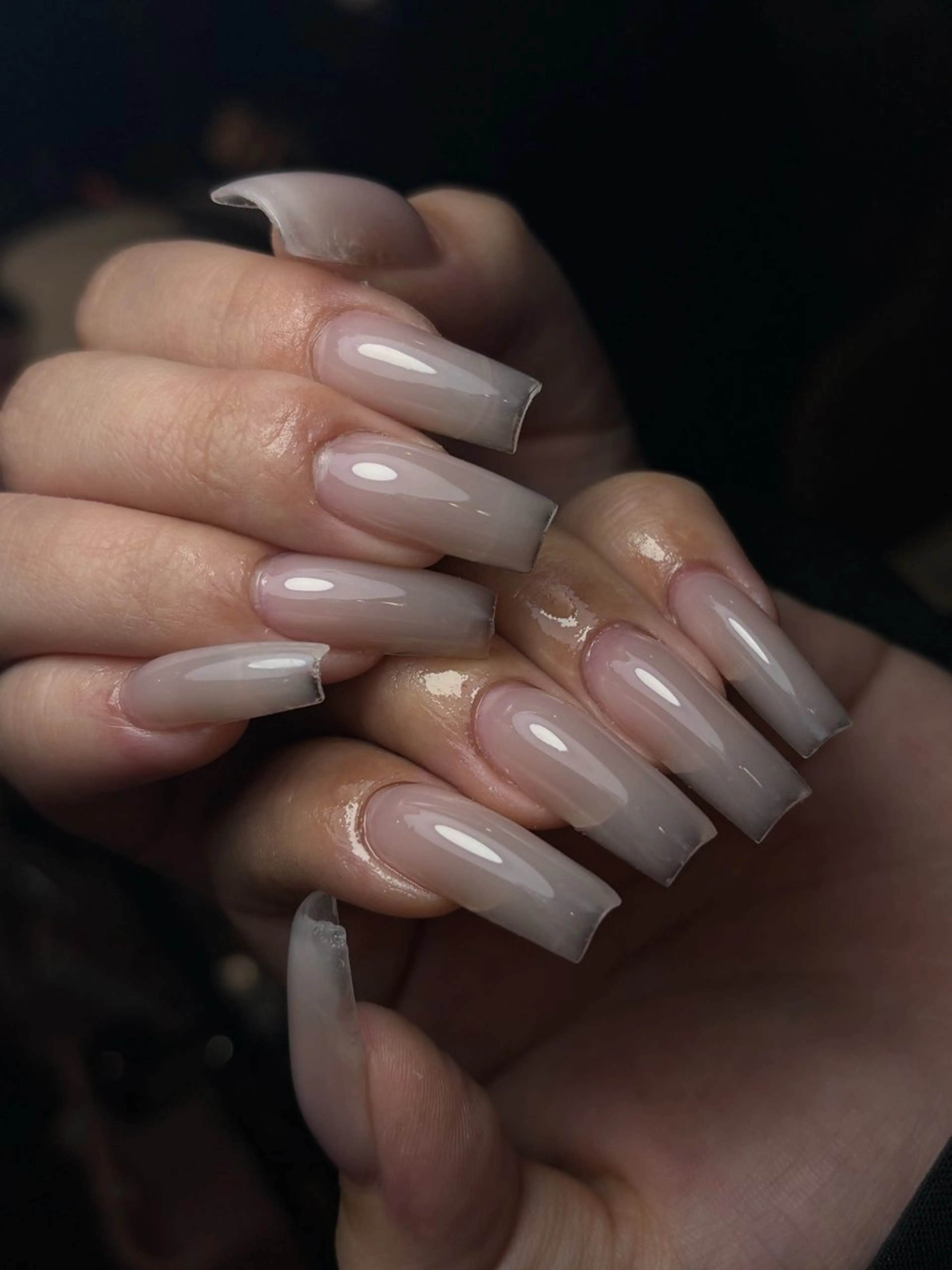 ネイル ハンドネイル Dark honey スカルプ専門原宿店のネイルデザイン