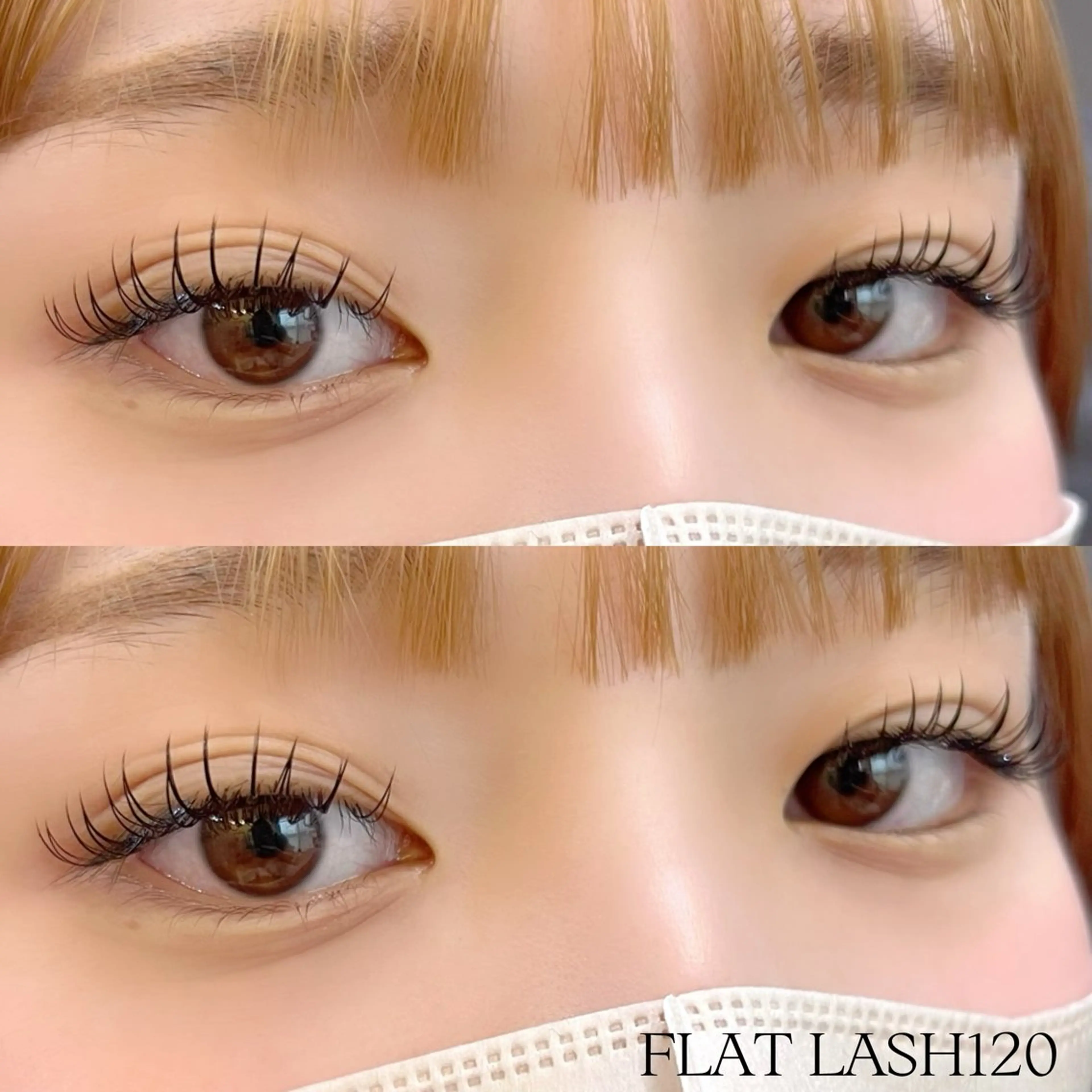 マツエク・マツパ フラットラッシュ mk eyelashのマツエク・マツパデザイン