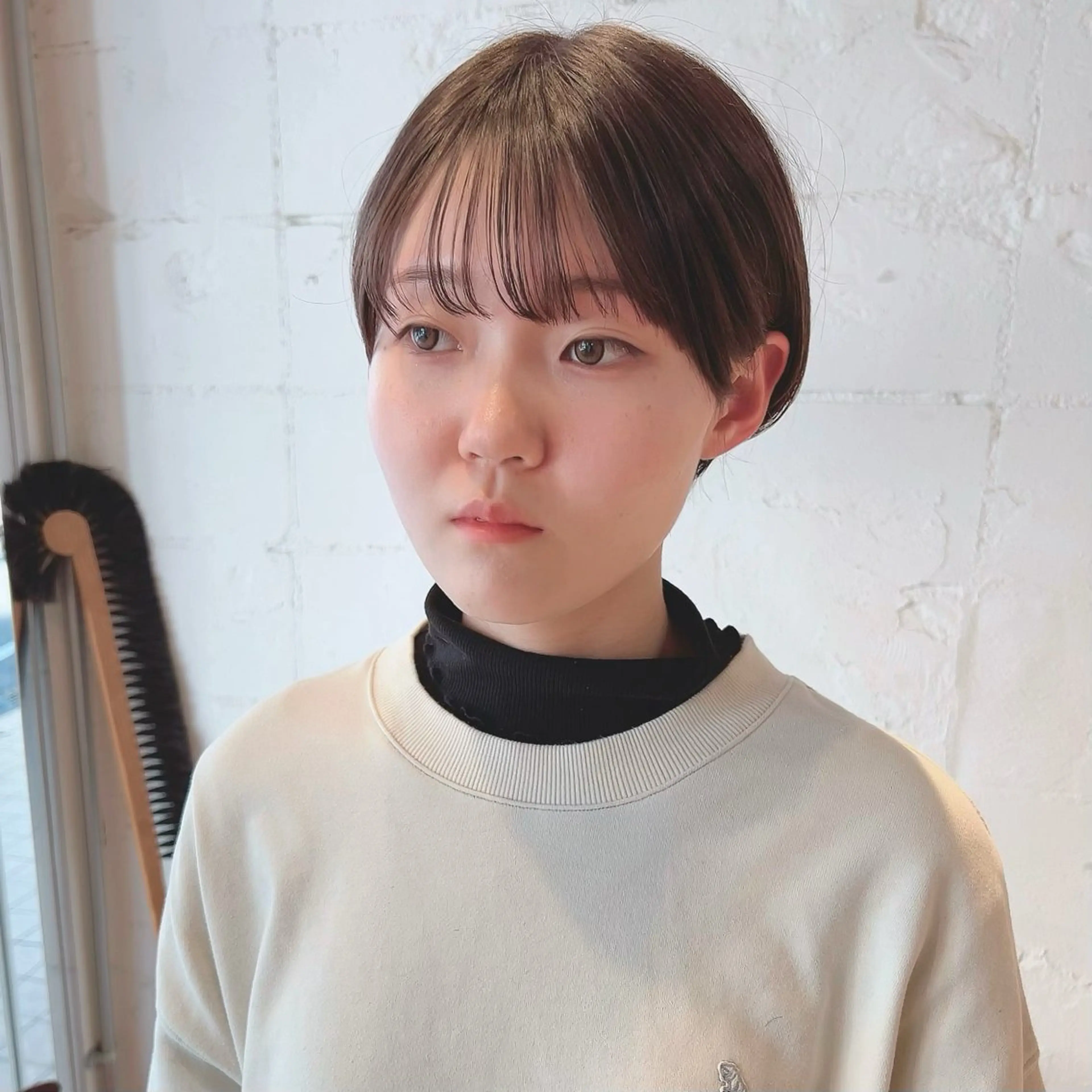 ショート カット ヘアカラー 松本 陸丸みショートのヘアスタイル