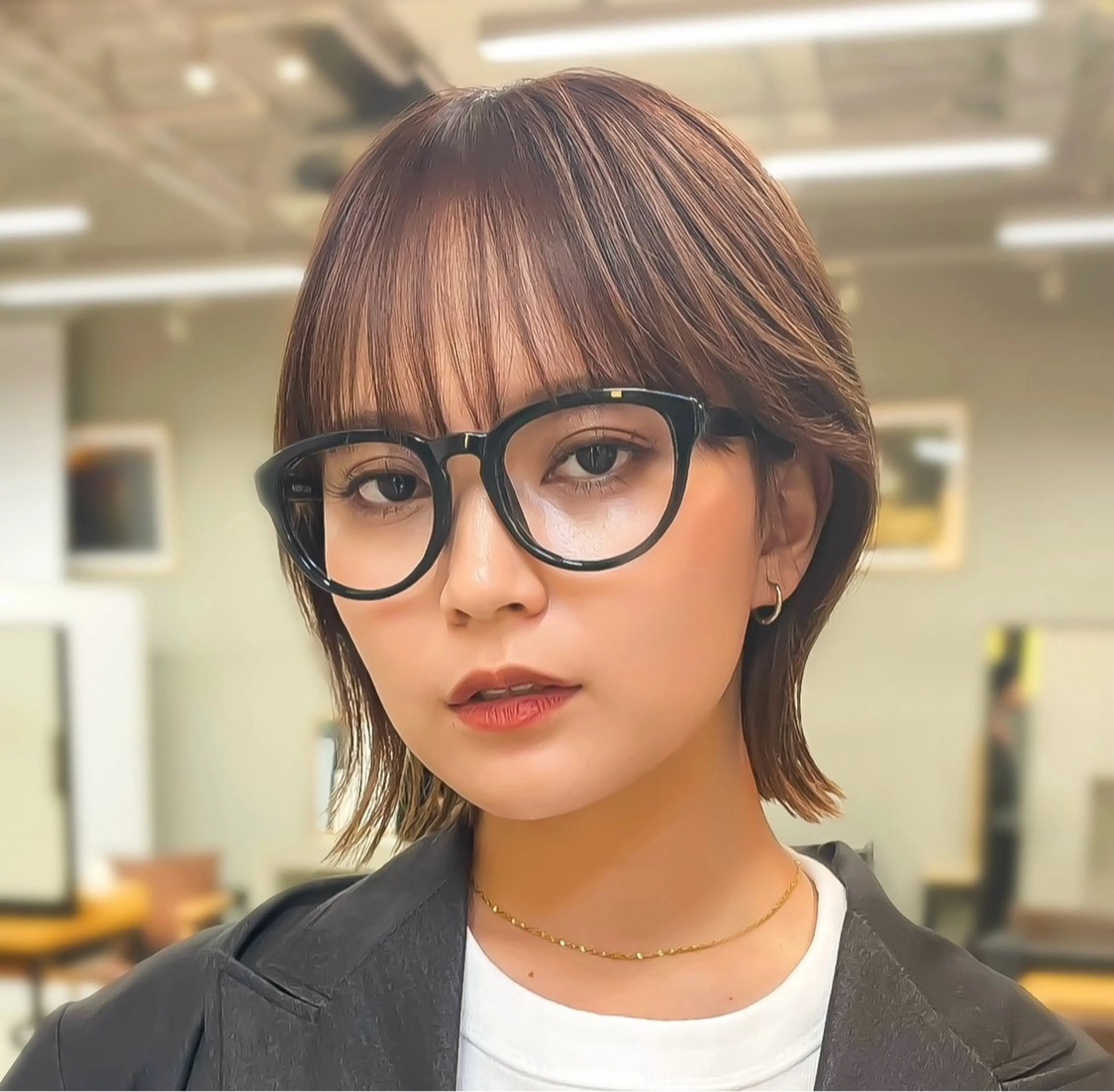 ショート カラー ボブ カット トリートメント mee.表参道所属・ボブ/ショート /パーマ/shinのヘアスタイル