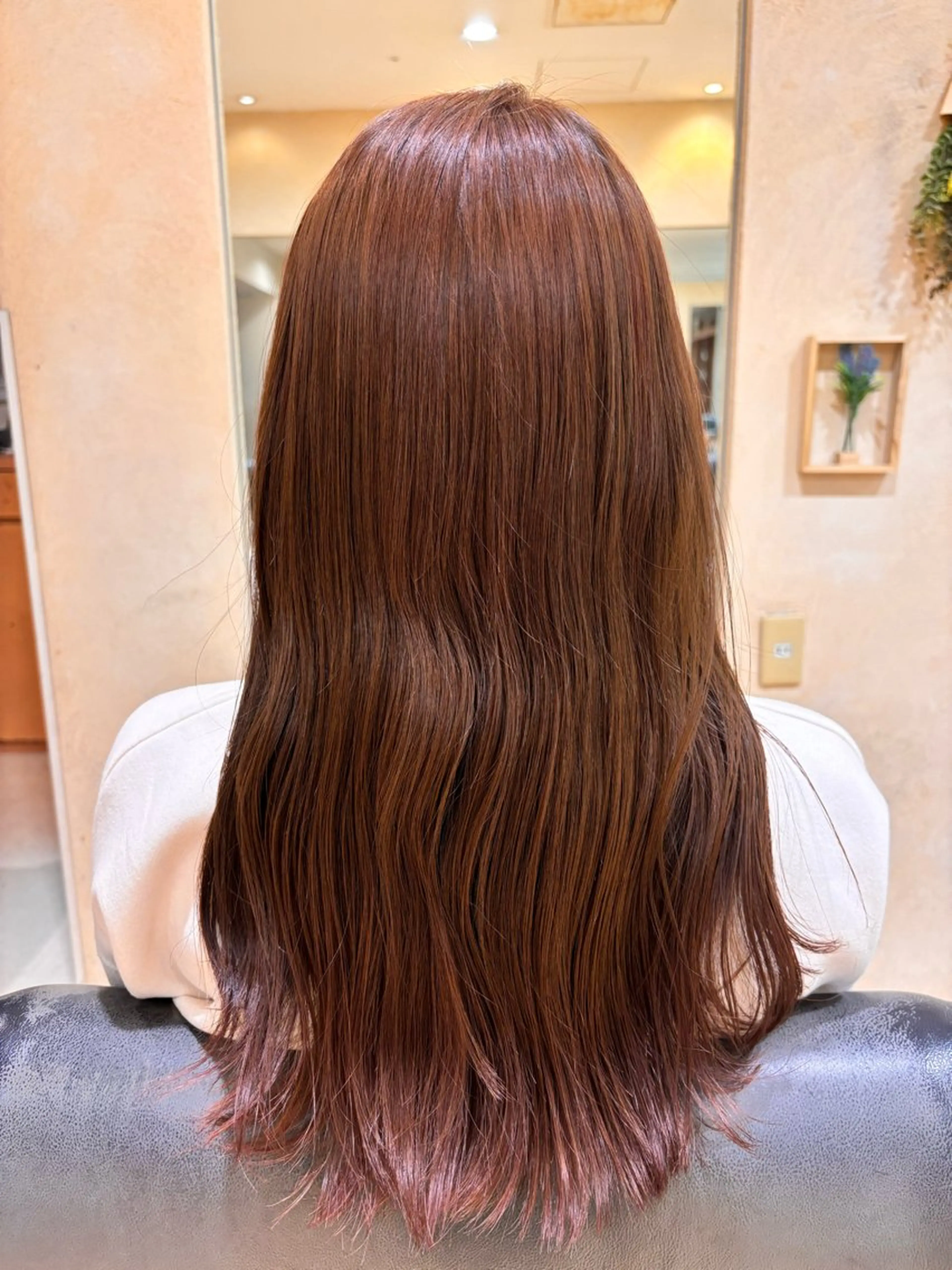 ロング カラー ヘアカラー トリートメント 井上 未悠のヘアスタイル