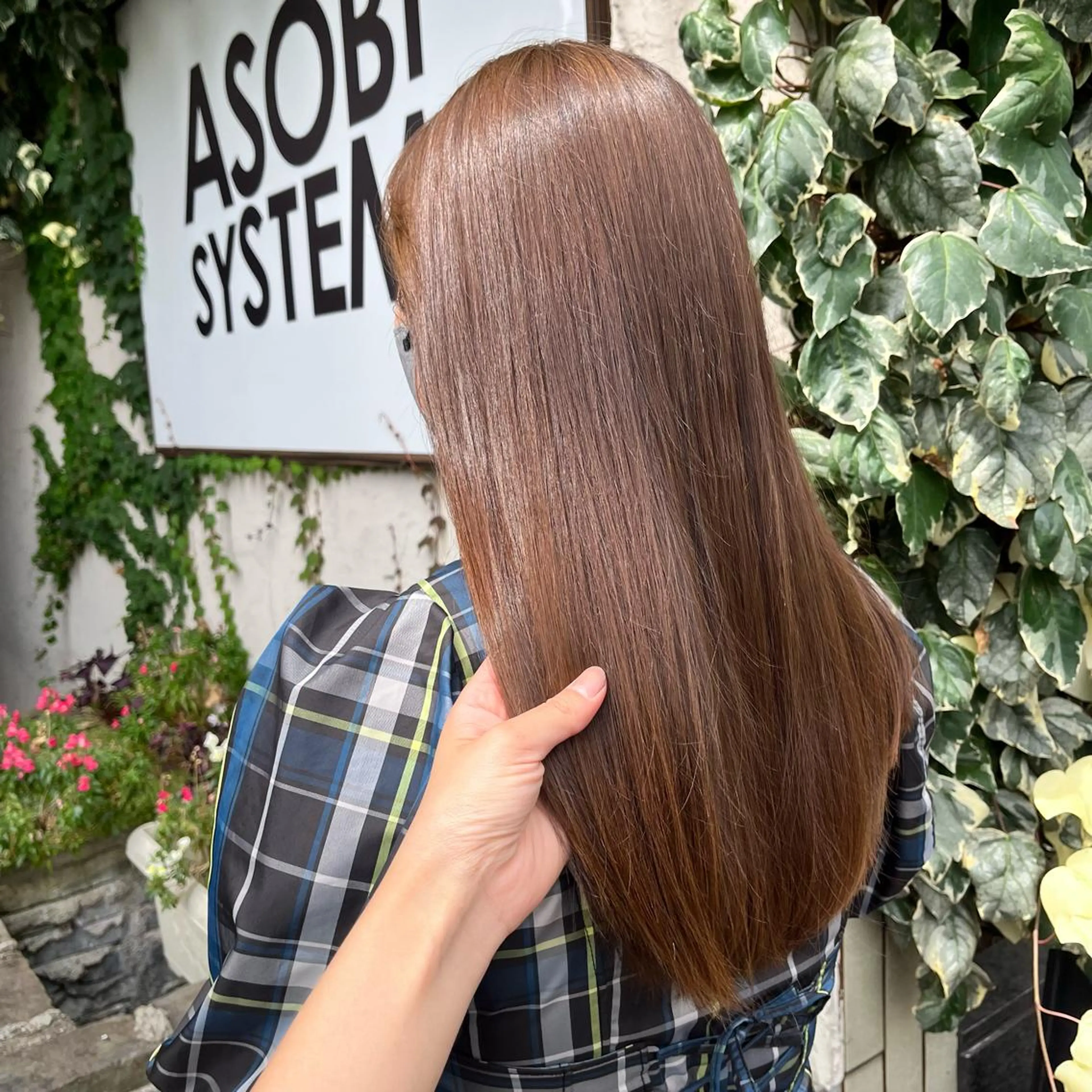 ロング カラー ベージュカラー オリーブカラー HAIR　& MAKE orange所属・mary'sメリー /ニュアンスカラーのヘアスタイル