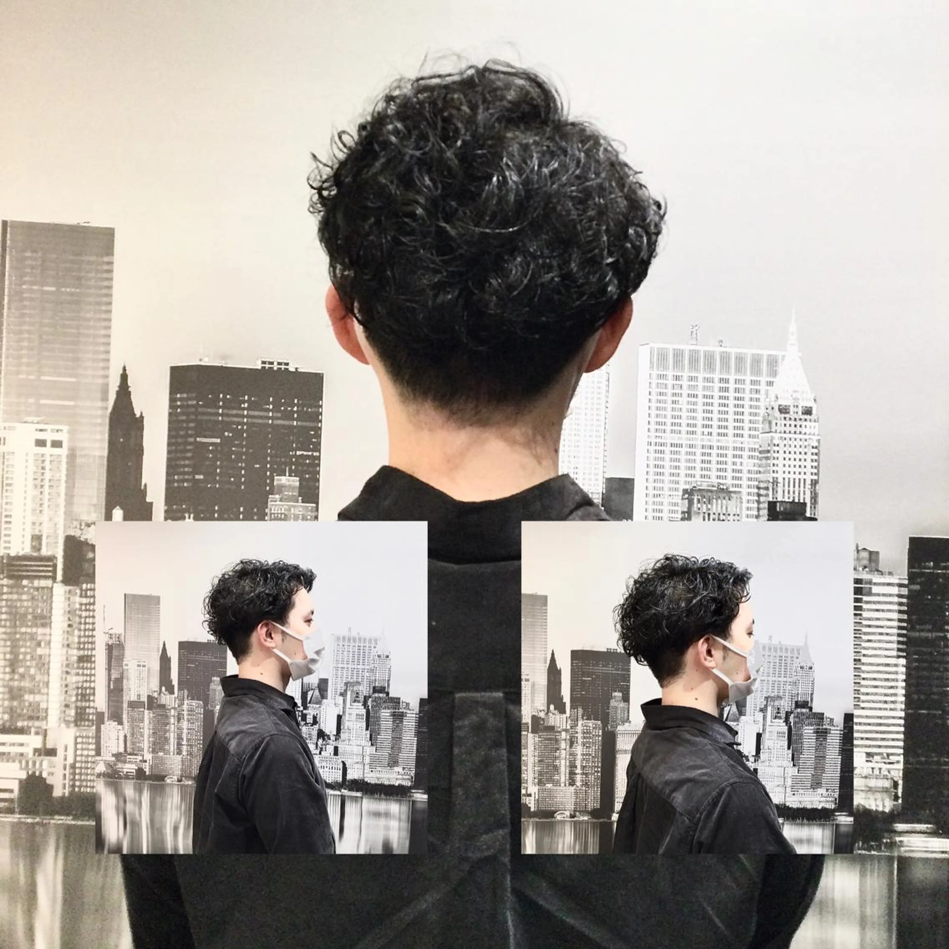 ショート パーマ メンズ Annon プライベートサロンのヘアスタイル