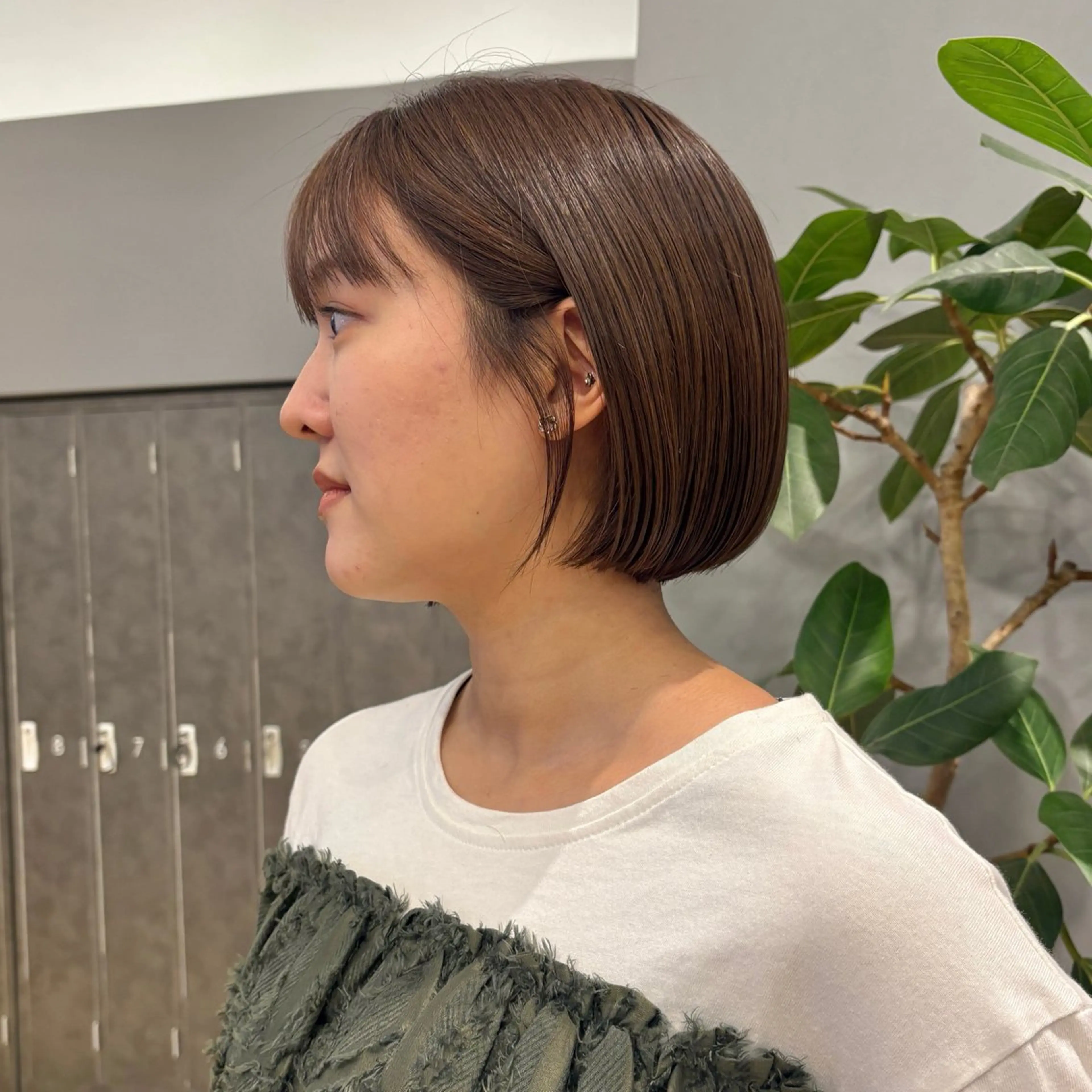 ショート 暖色/ボブ/吉岡美音 GIEN NU茶屋町のヘアスタイル