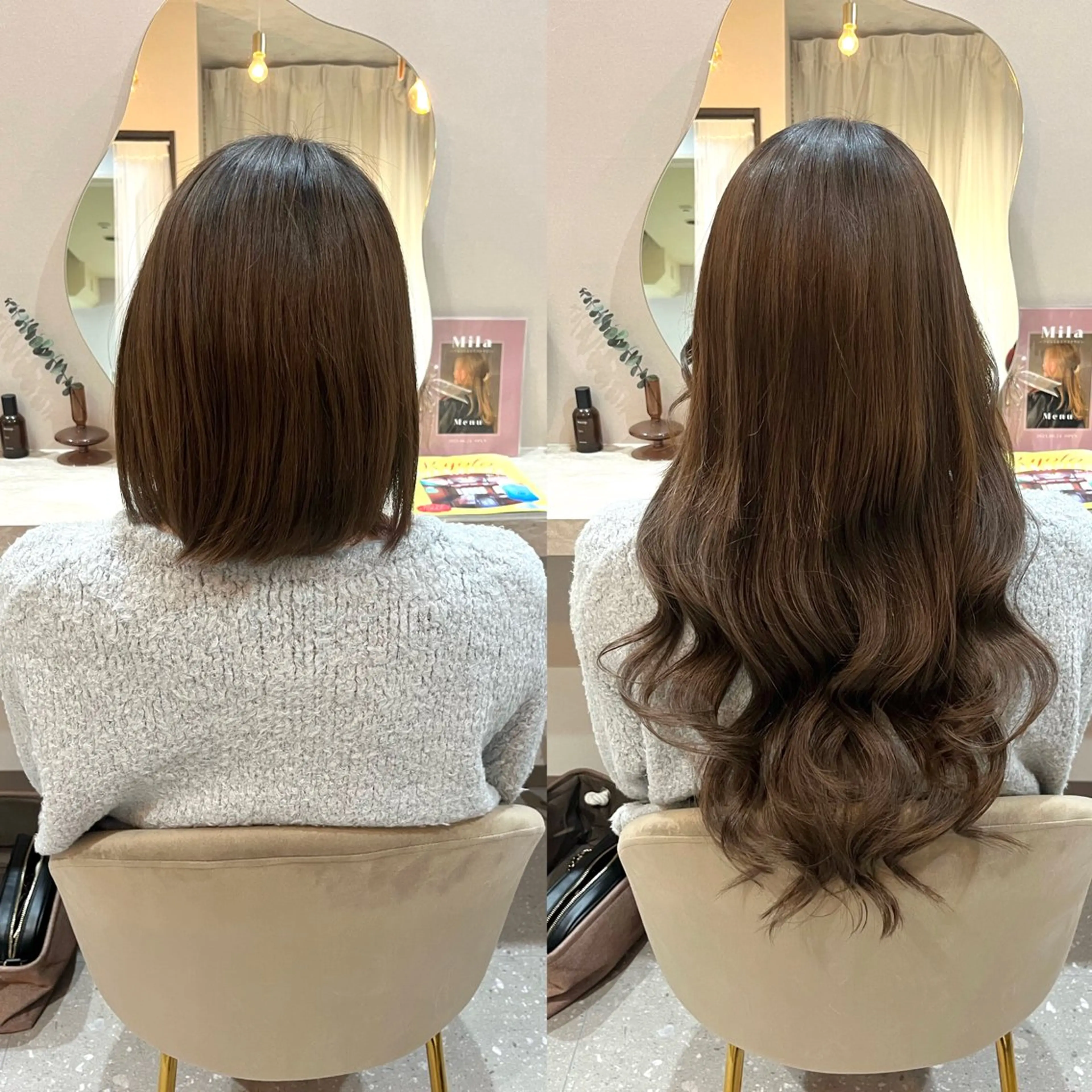ロング ヘアアレンジ エクステ＆ヘアセット Milaのヘアスタイル