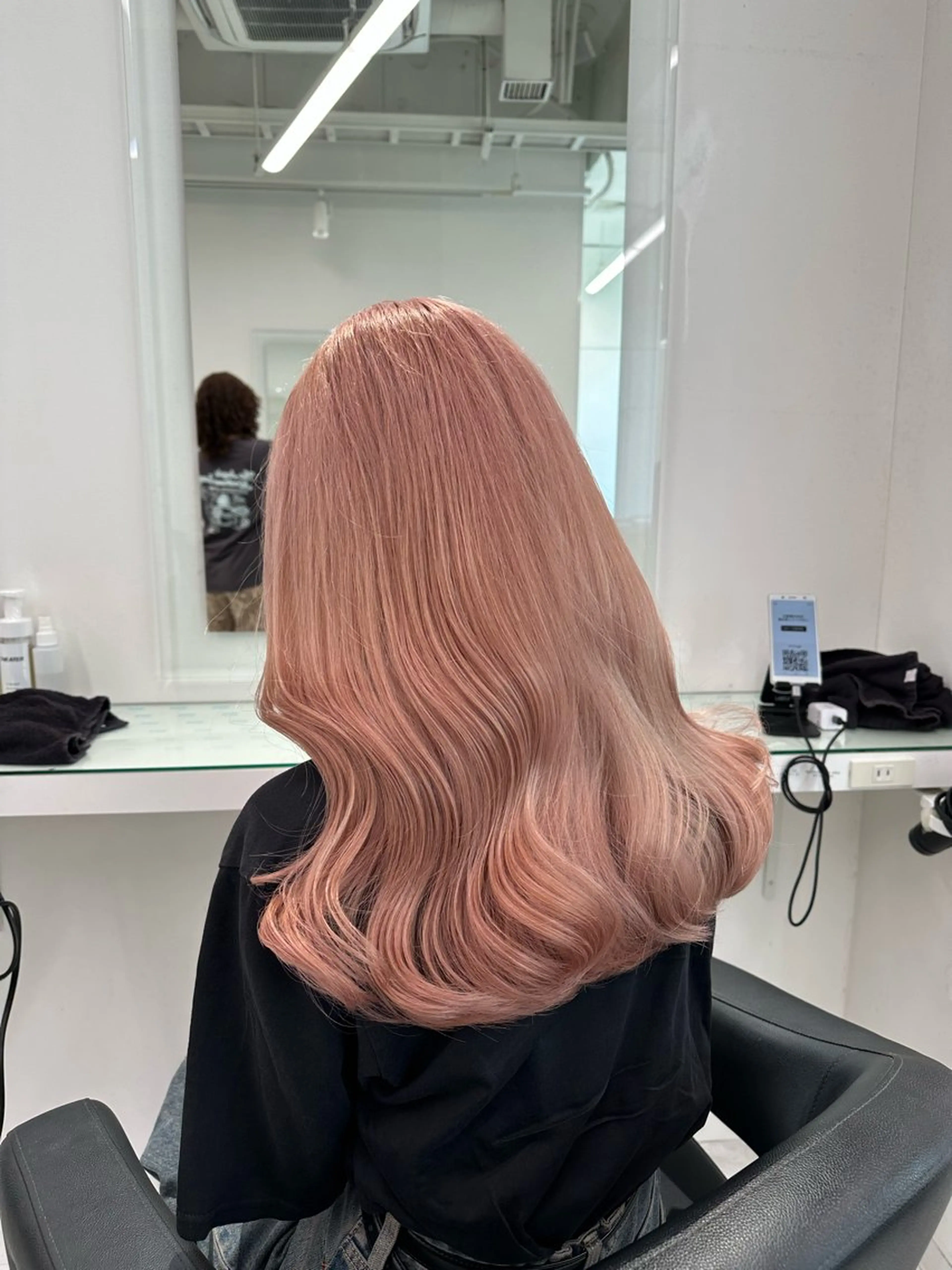 ロング カラー カット ヘアカラー トリートメント ヘッドスパ ヘアセット ❄最強かわいいカラー ❄️MINA❄️のヘアスタイル