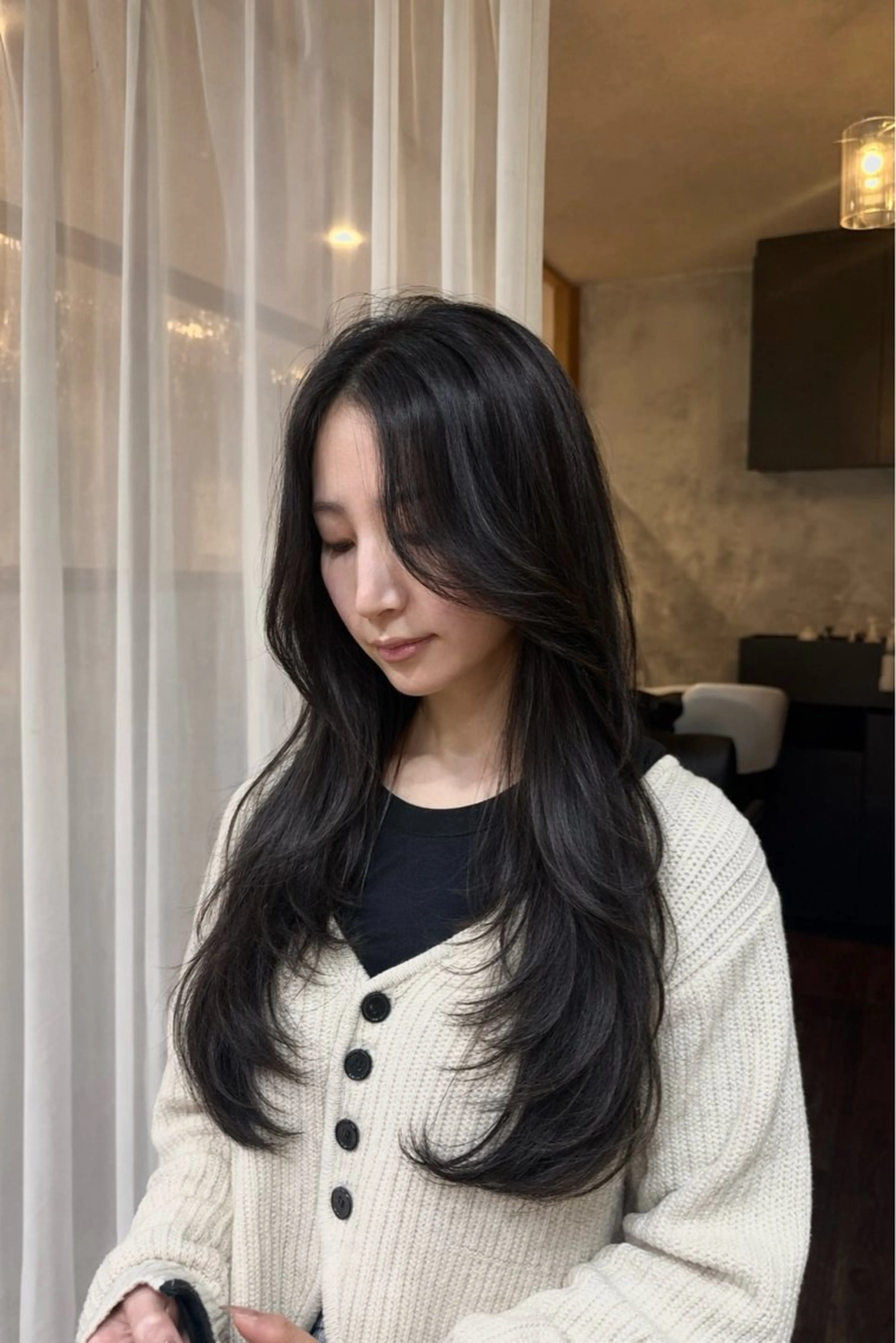 ロング カット ヘアカラー トリートメント SEA A KA所属・木村 心海☆明石のヘアスタイル