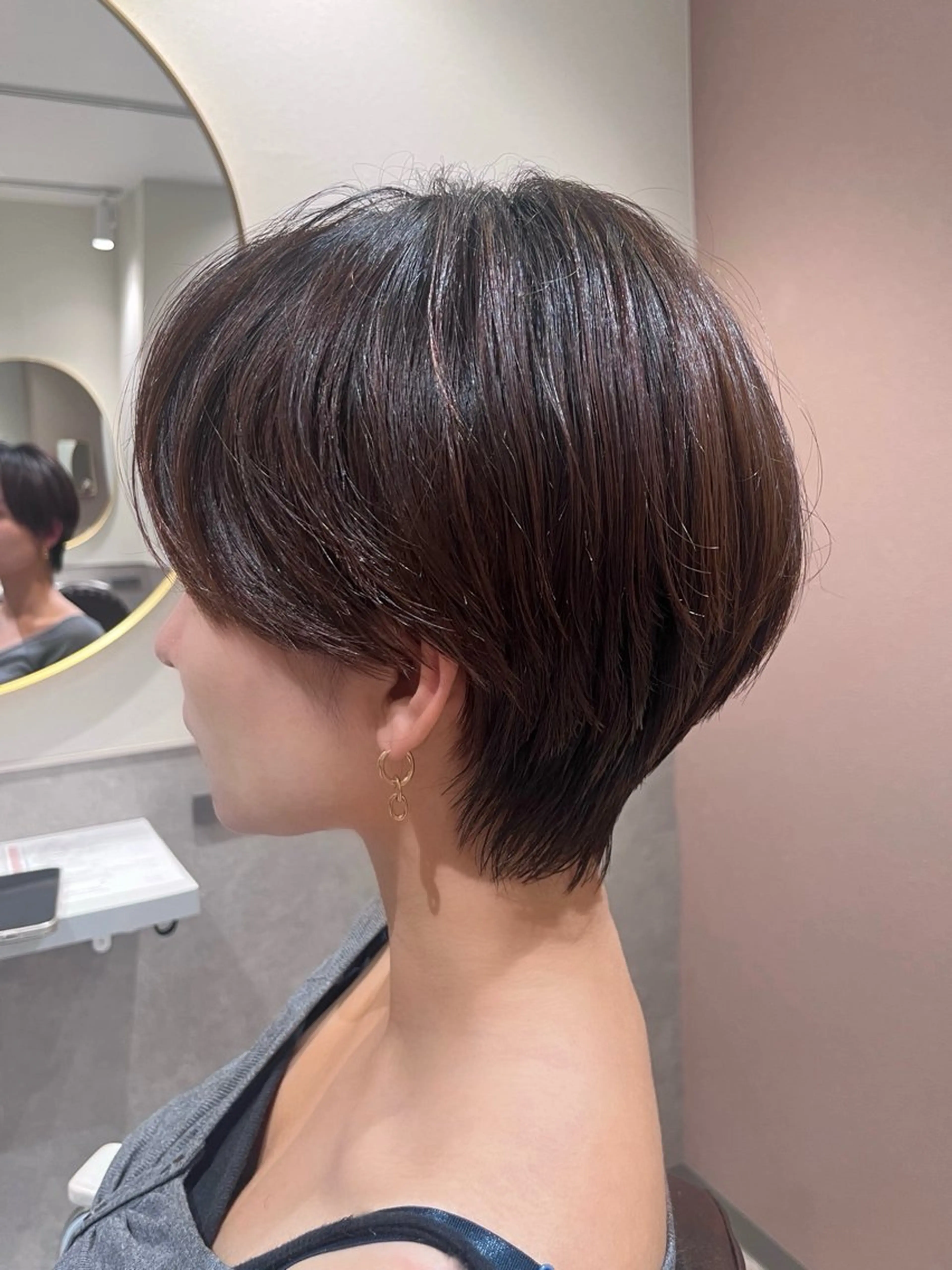 ショート カット トリートメント 銀座⭐️髪質改善⭐️ 平中　留生のヘアスタイル