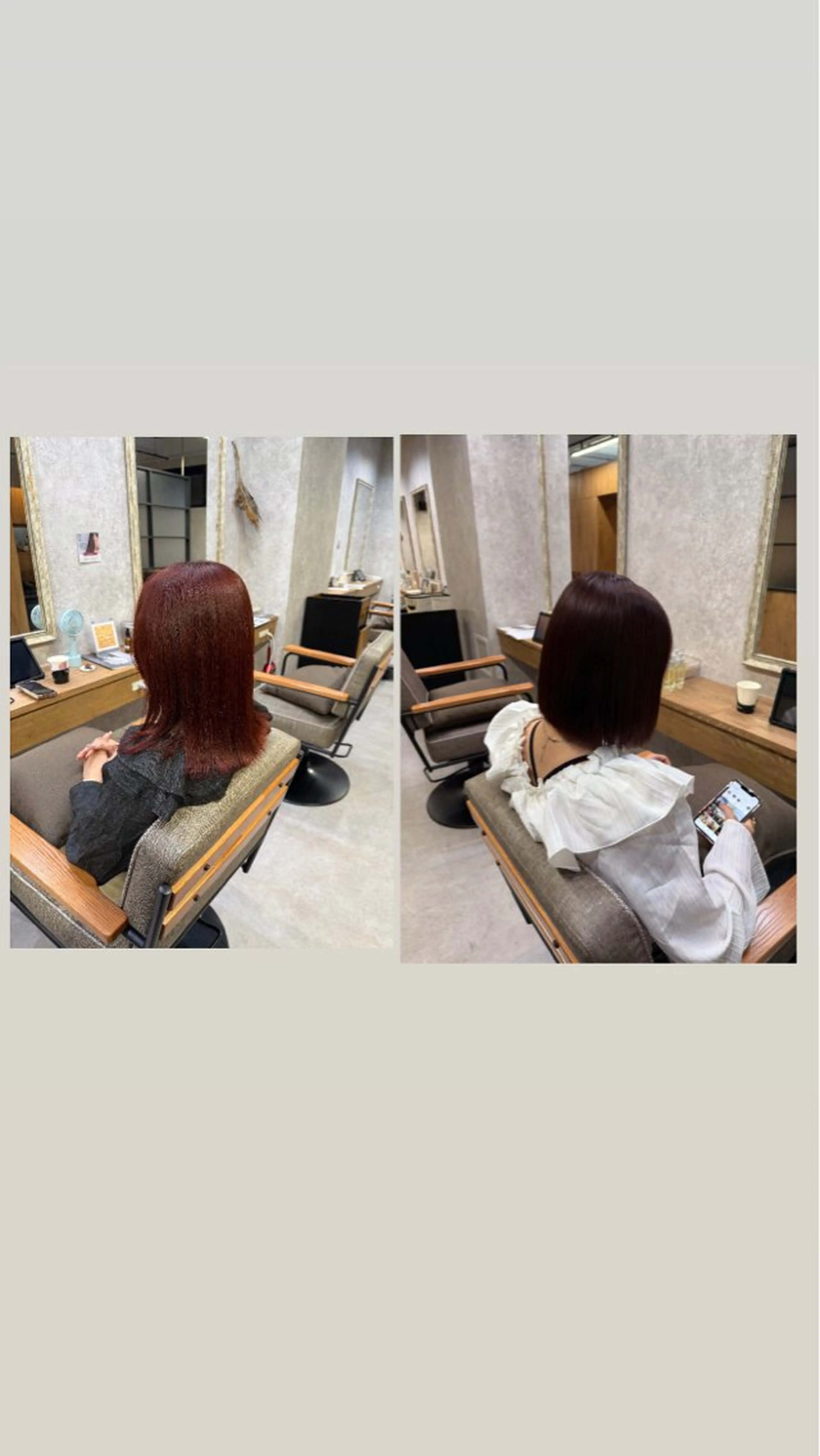 ⭐️人気No.1%⭐️【暖色＆寒色限定クーポン！】⚡️艶抜群⚡️髪質改善カラー🩵の写真