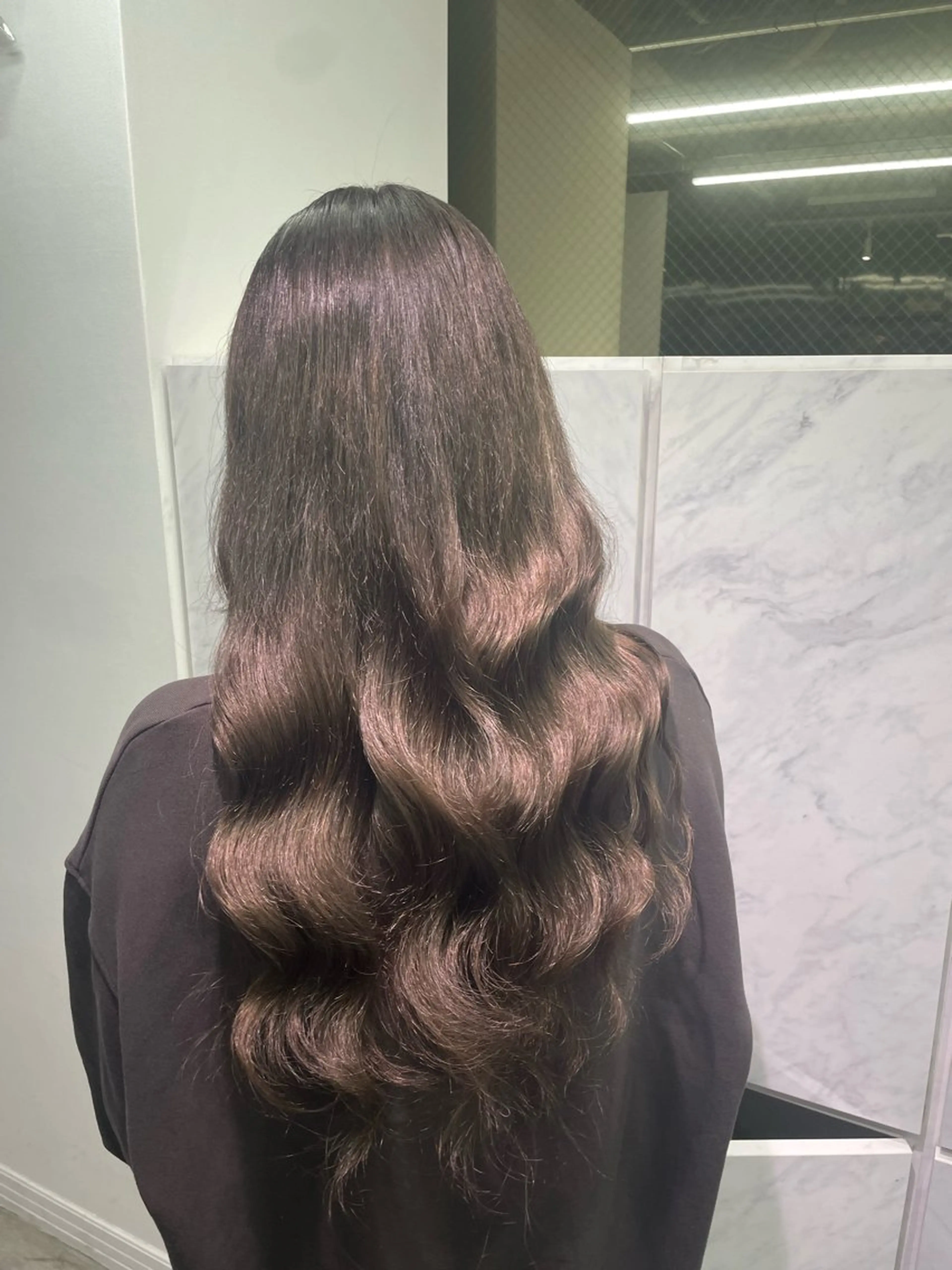ロング ヘアカラー エクステ ハイトーンカラーエク ステ🌺RENA🌺のヘアスタイル