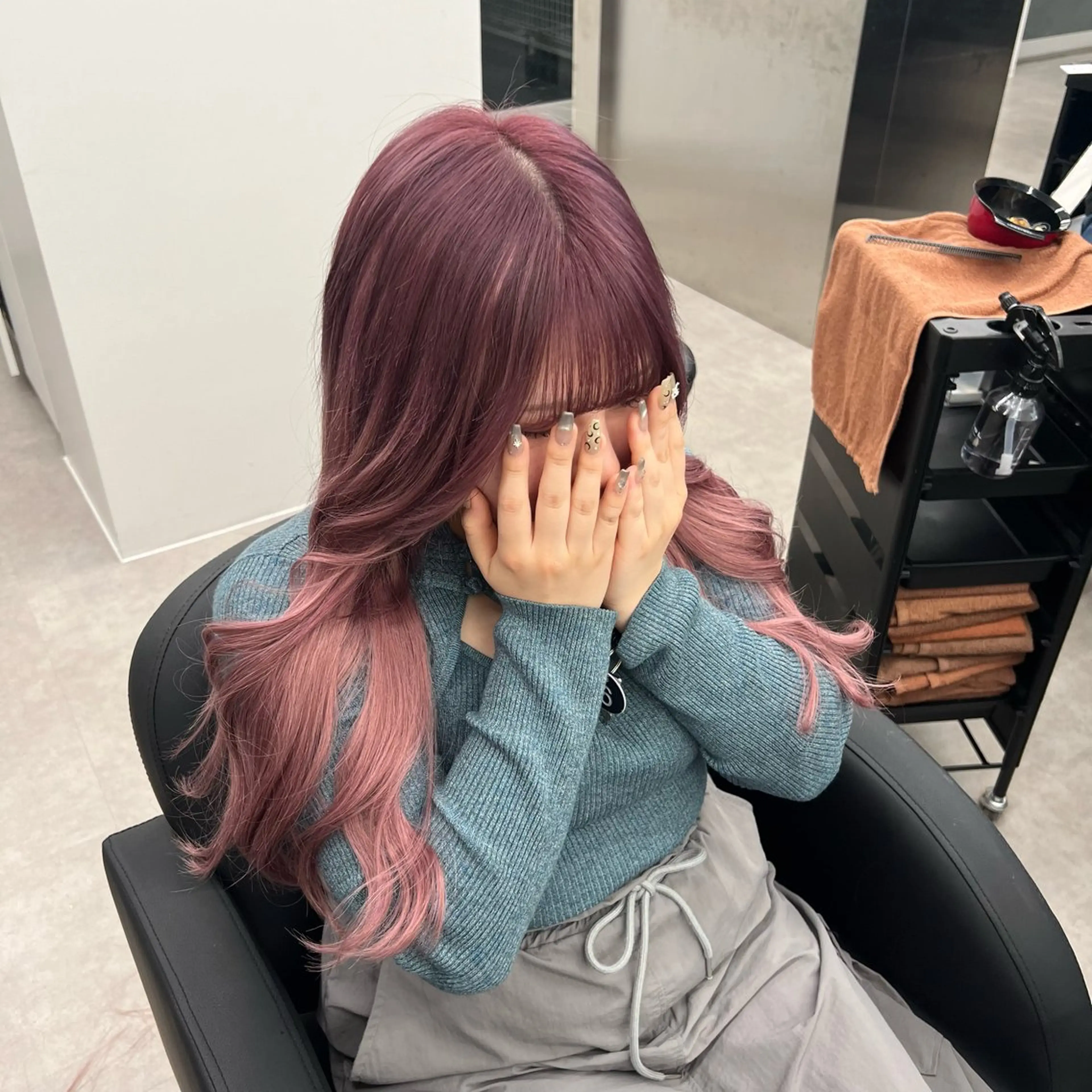 ロング カラー 艶髪／シールエクステ 🌻ノゾミ🌻のヘアスタイル