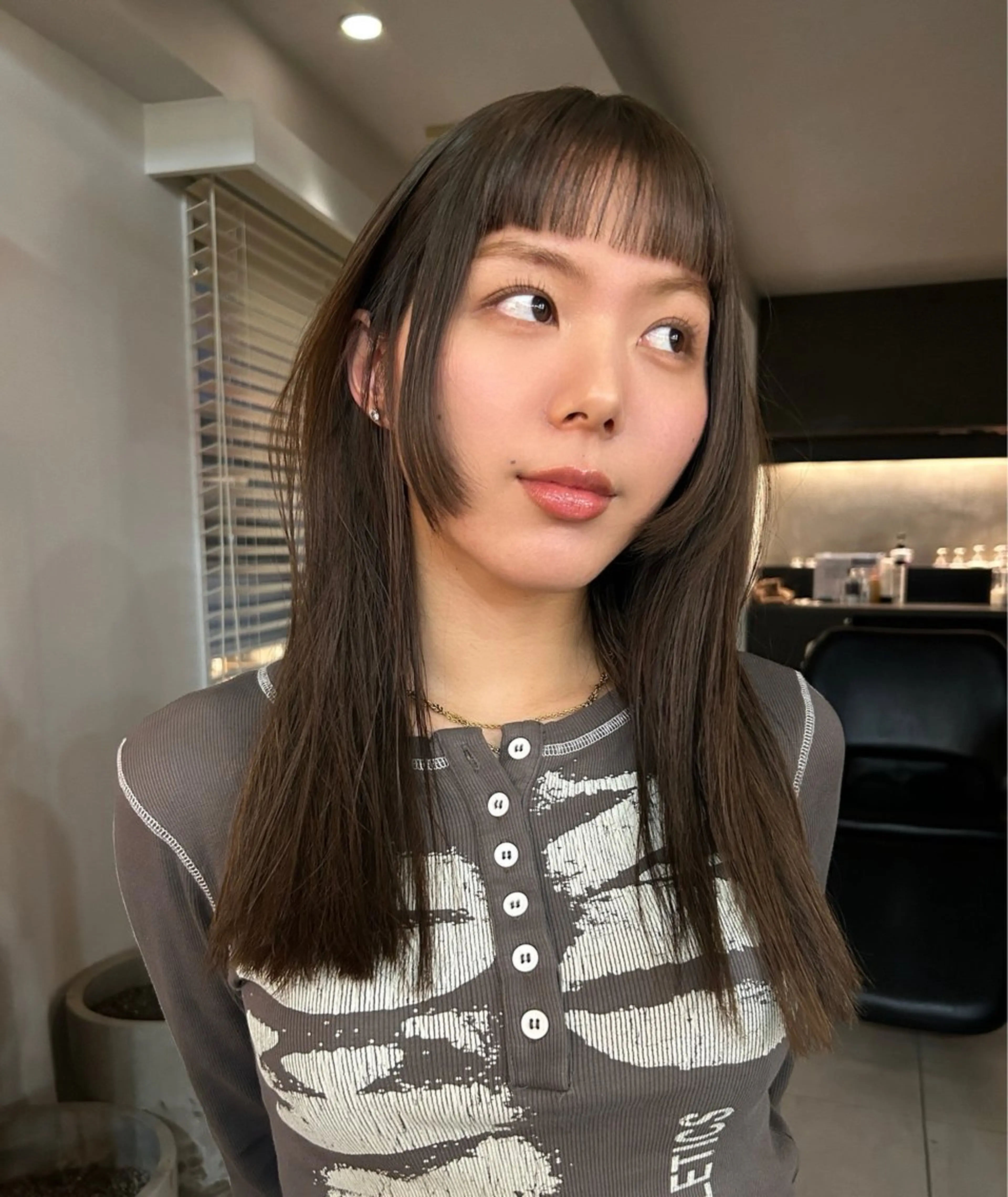 セミロング カラー ヘアカラー トリートメント デザイン/アレンジ ❤︎イシイレイのヘアスタイル