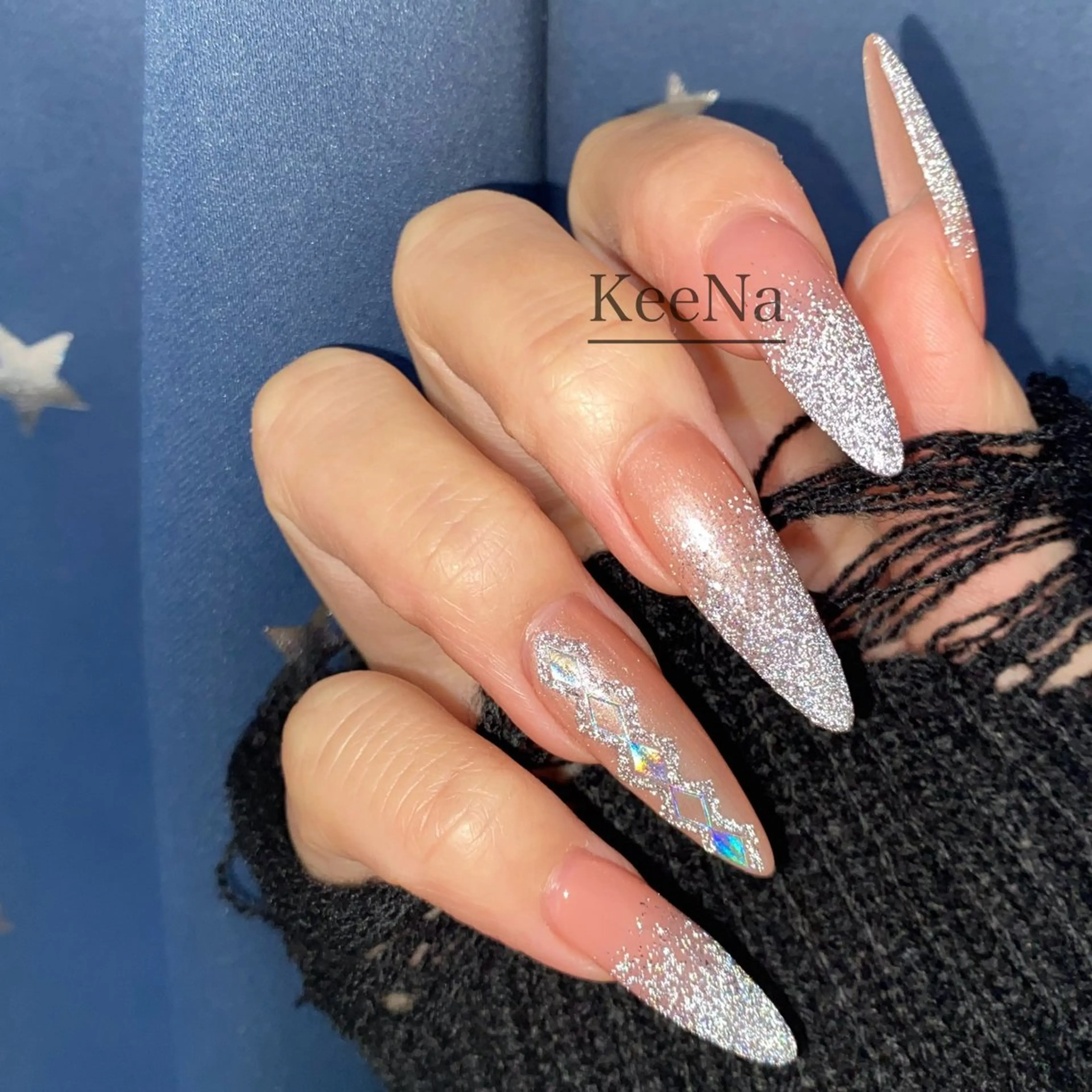 ネイル ロングネイル スカルプネイル KeeNa キーナのネイルデザイン