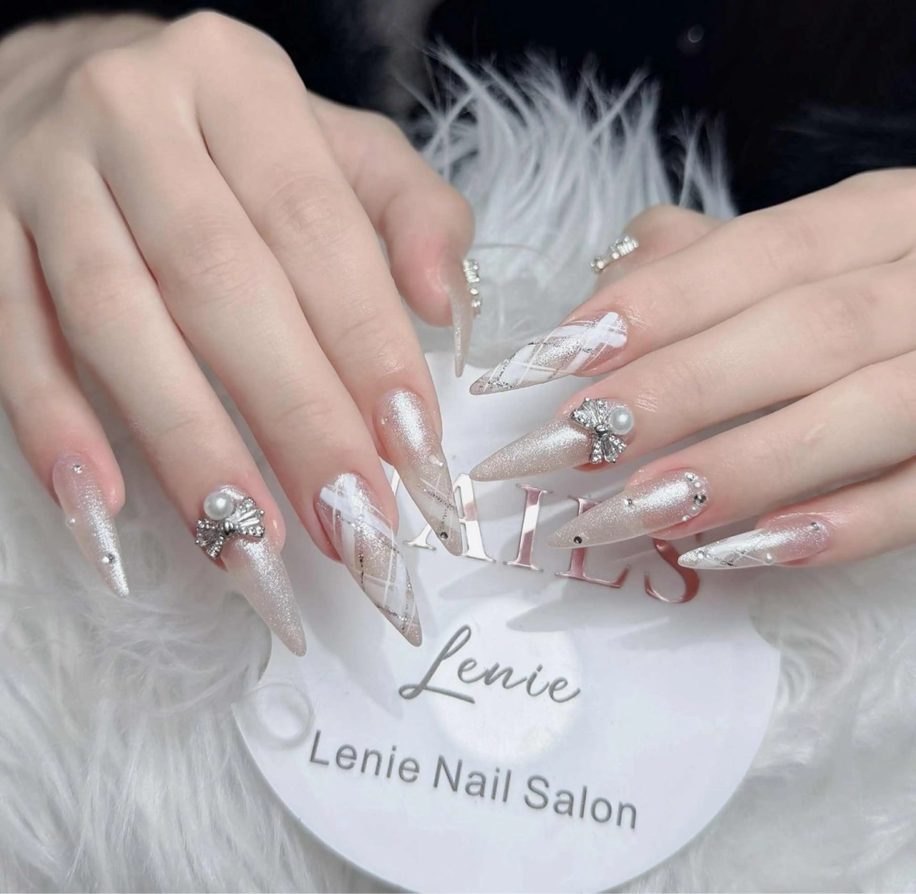 ネイル アートネイル 韓国ネイル 持ち込み ワンホンネイル Lenie Nail Salonのネイルデザイン