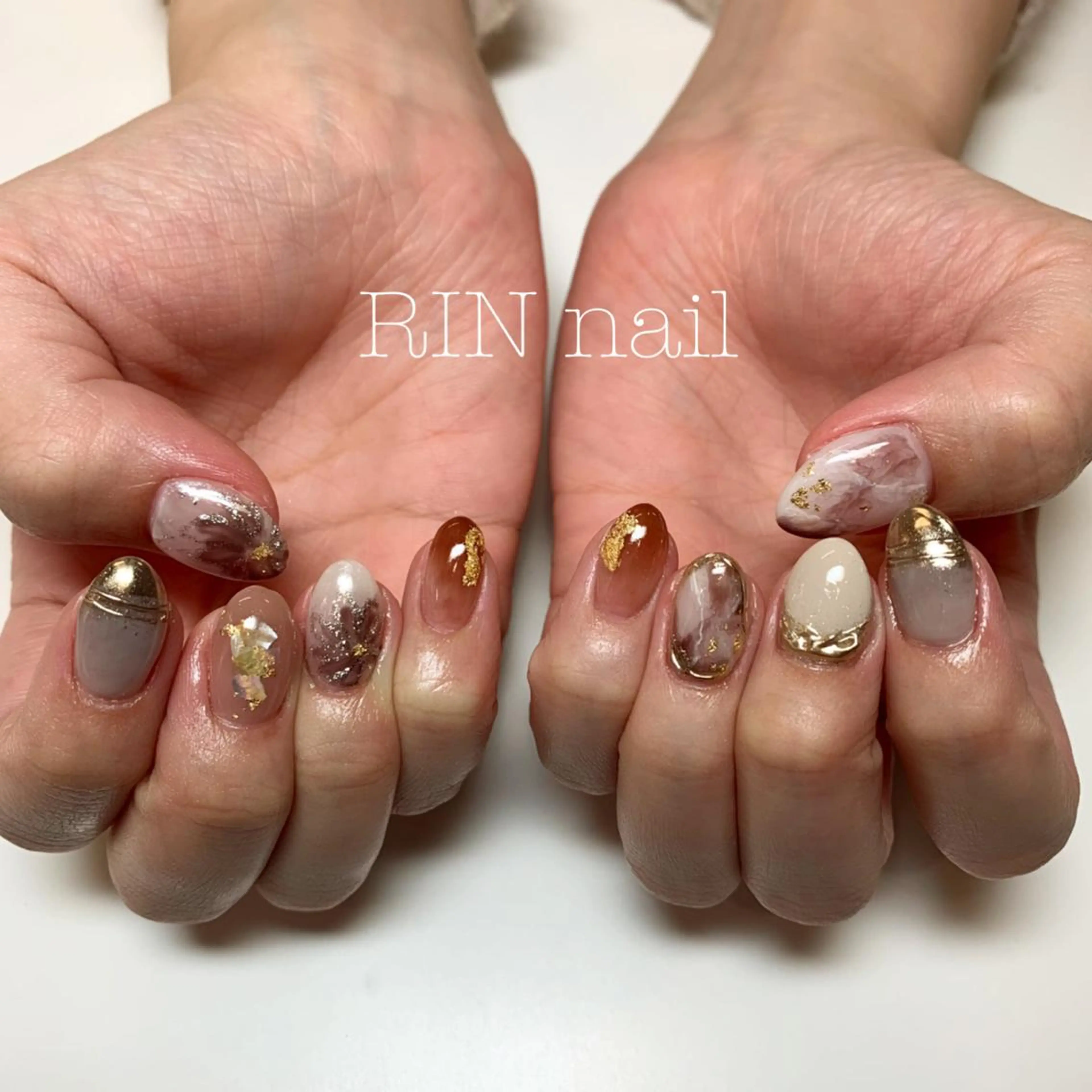 ネイル ハンドネイル ハンドケア RIN HOMEnailのネイルデザイン