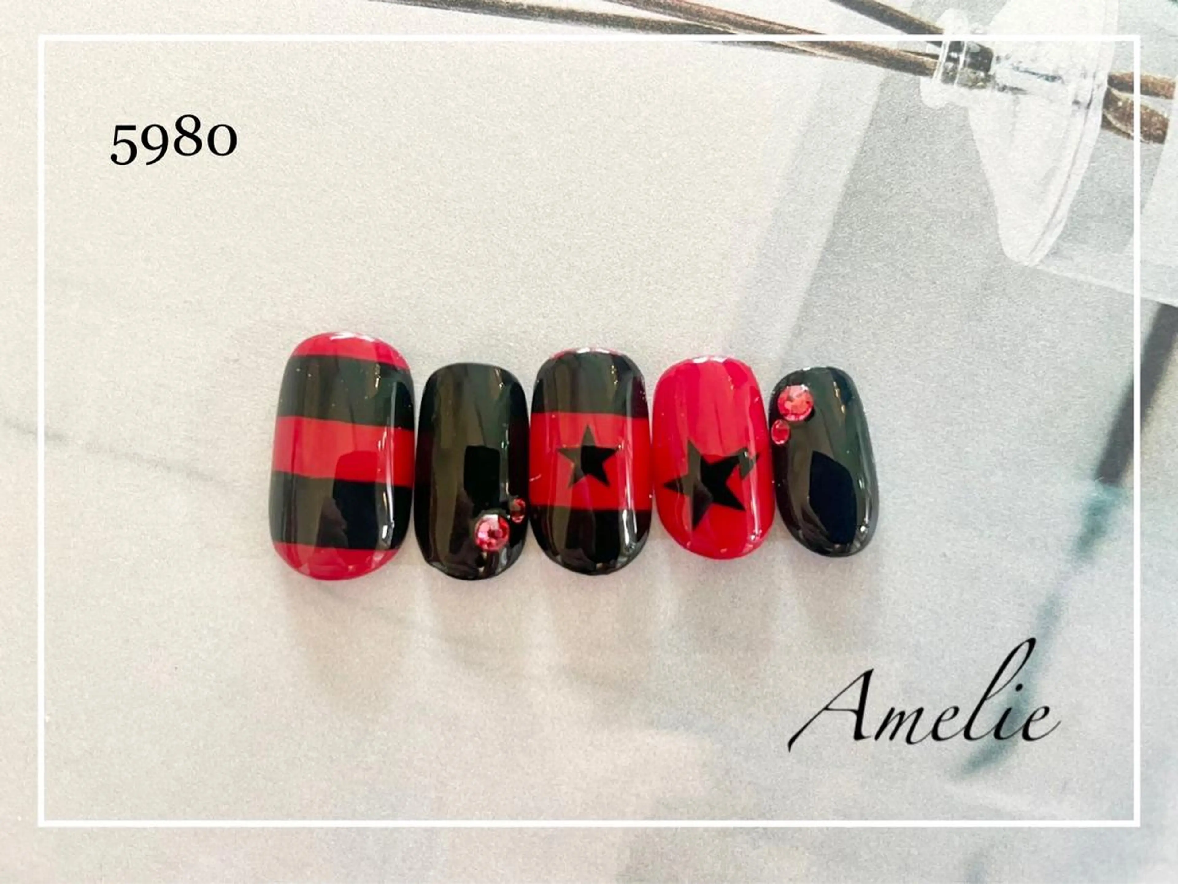 ネイル ハンドネイル いちじゅう あおいのネイルデザイン