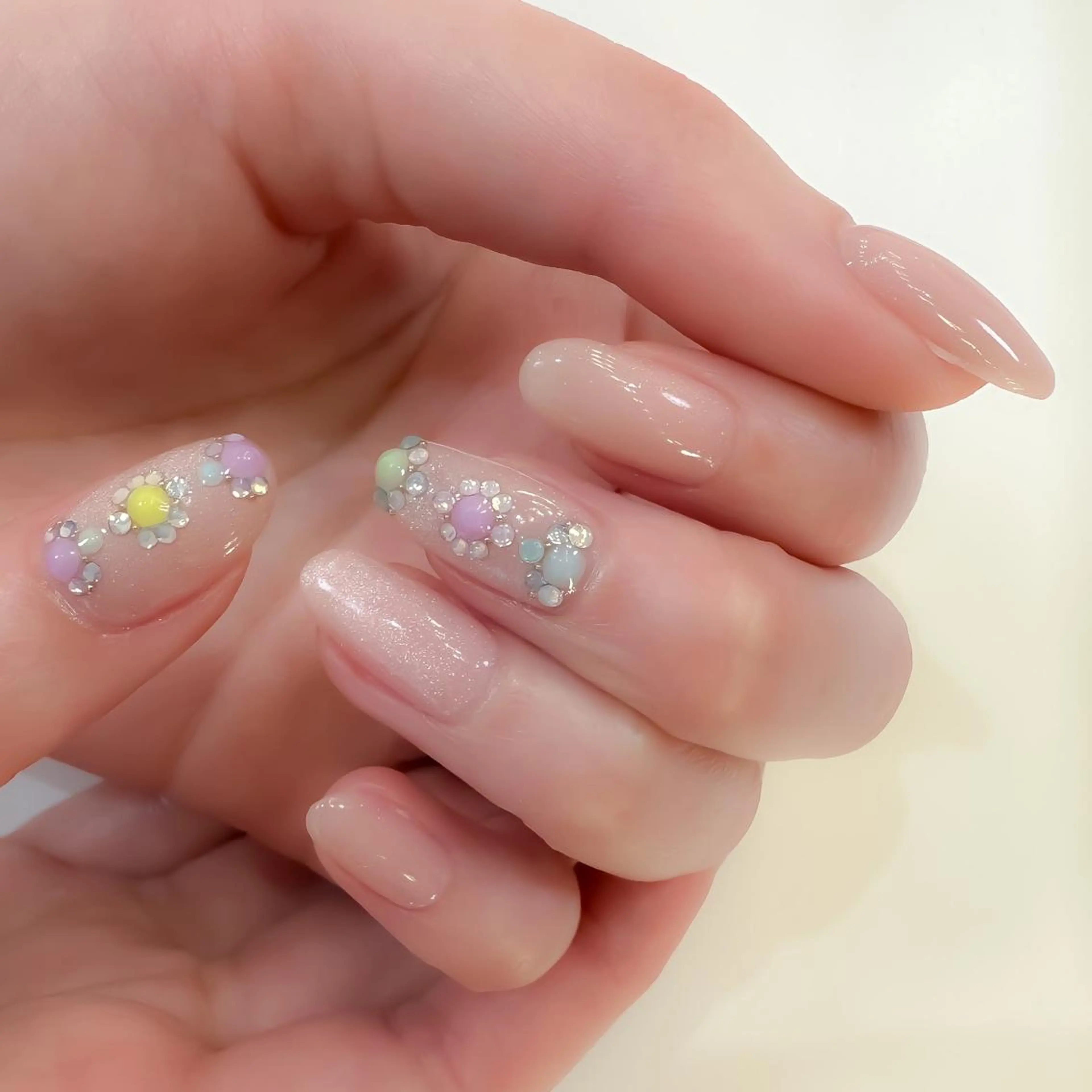 ネイル アートネイル ストーンネイル ハンドネイル mew mew kotomiのネイルデザイン