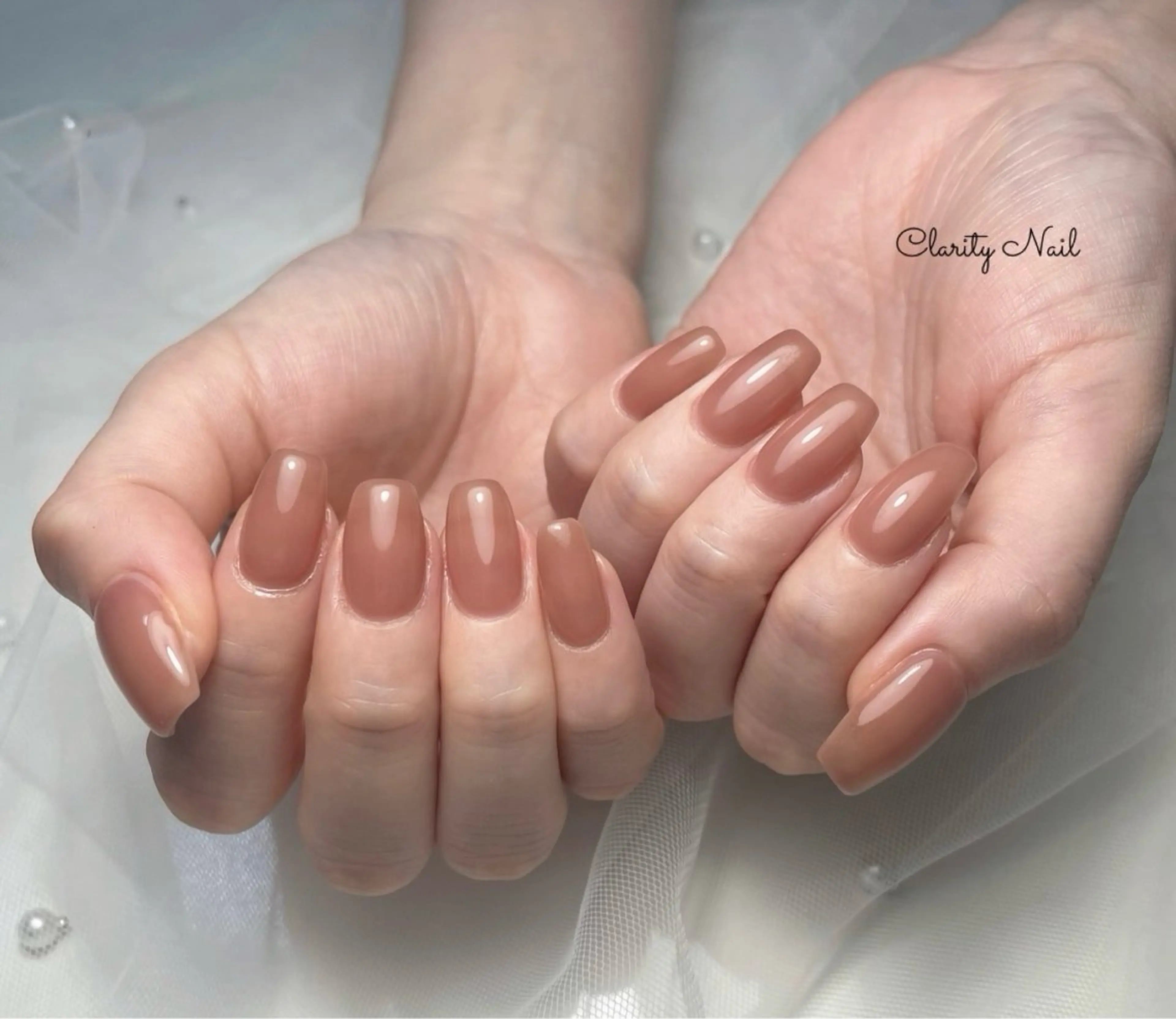 ネイル ワンカラーネイル ハンドネイル Clarity Nailのネイルデザイン