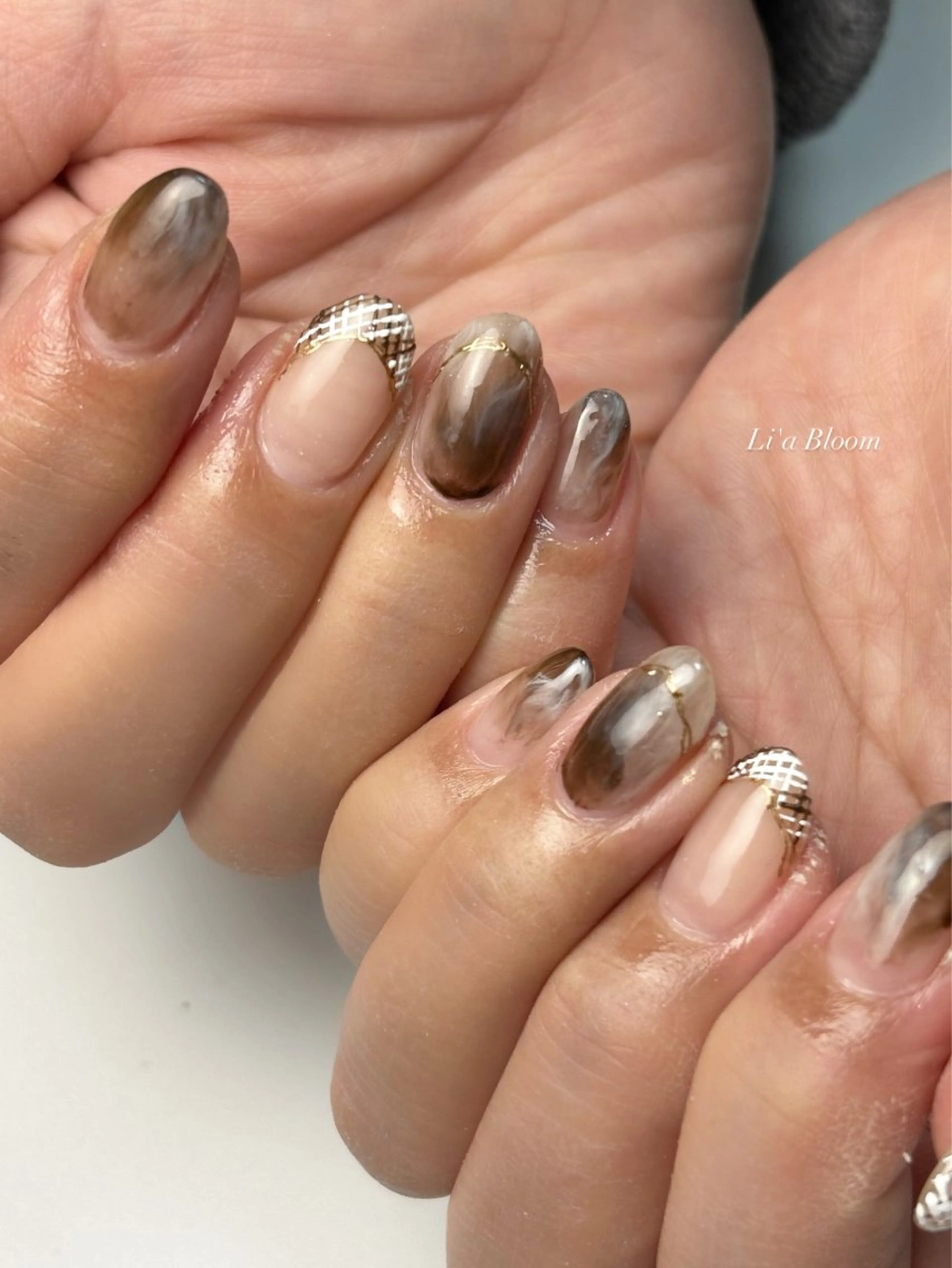 ネイル ハンドネイル Li'a Bloom所属・🦋🤍 madoka🤍のネイルデザイン