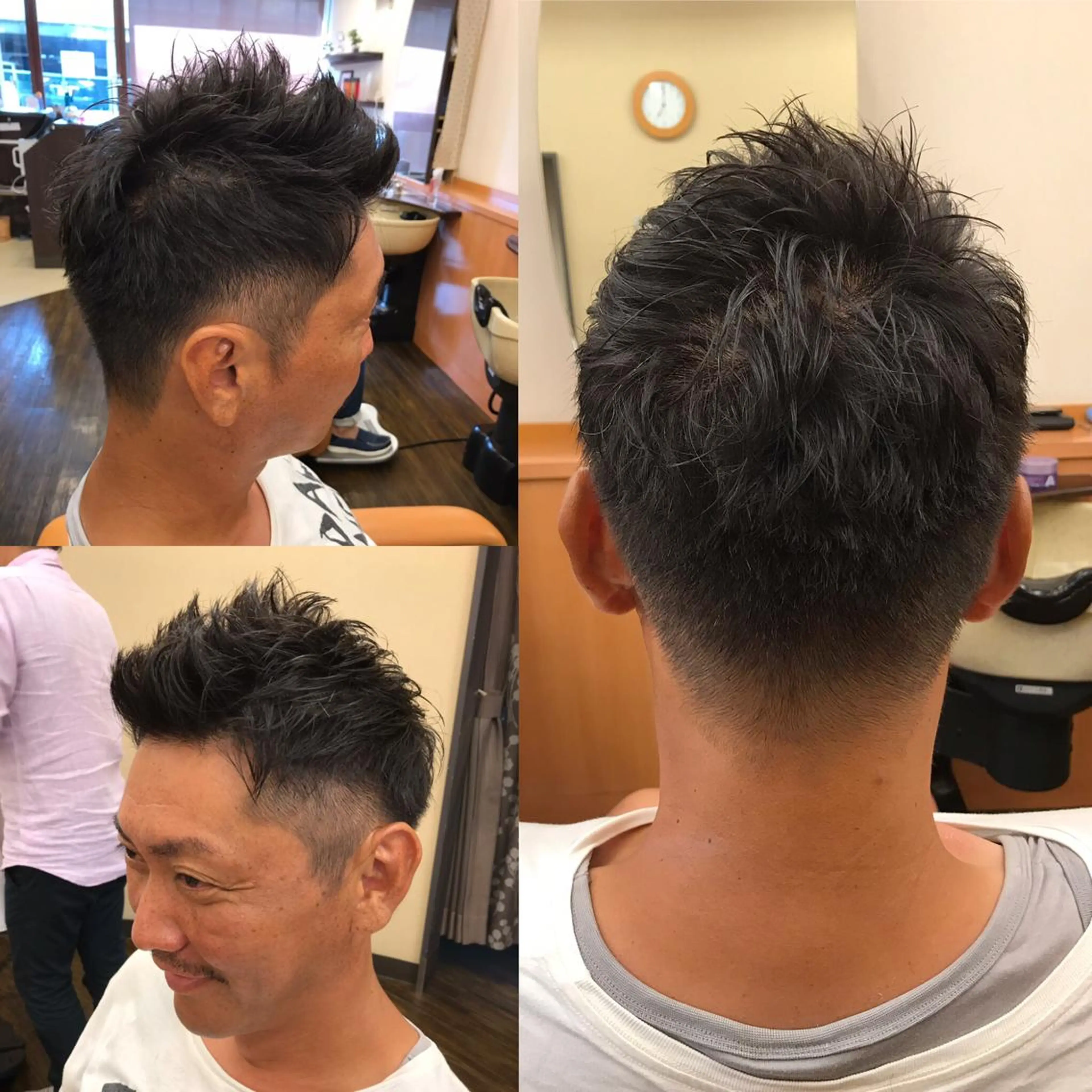 ショート プレミアムバーバー赤坂所属・野川 純麗のヘアスタイル