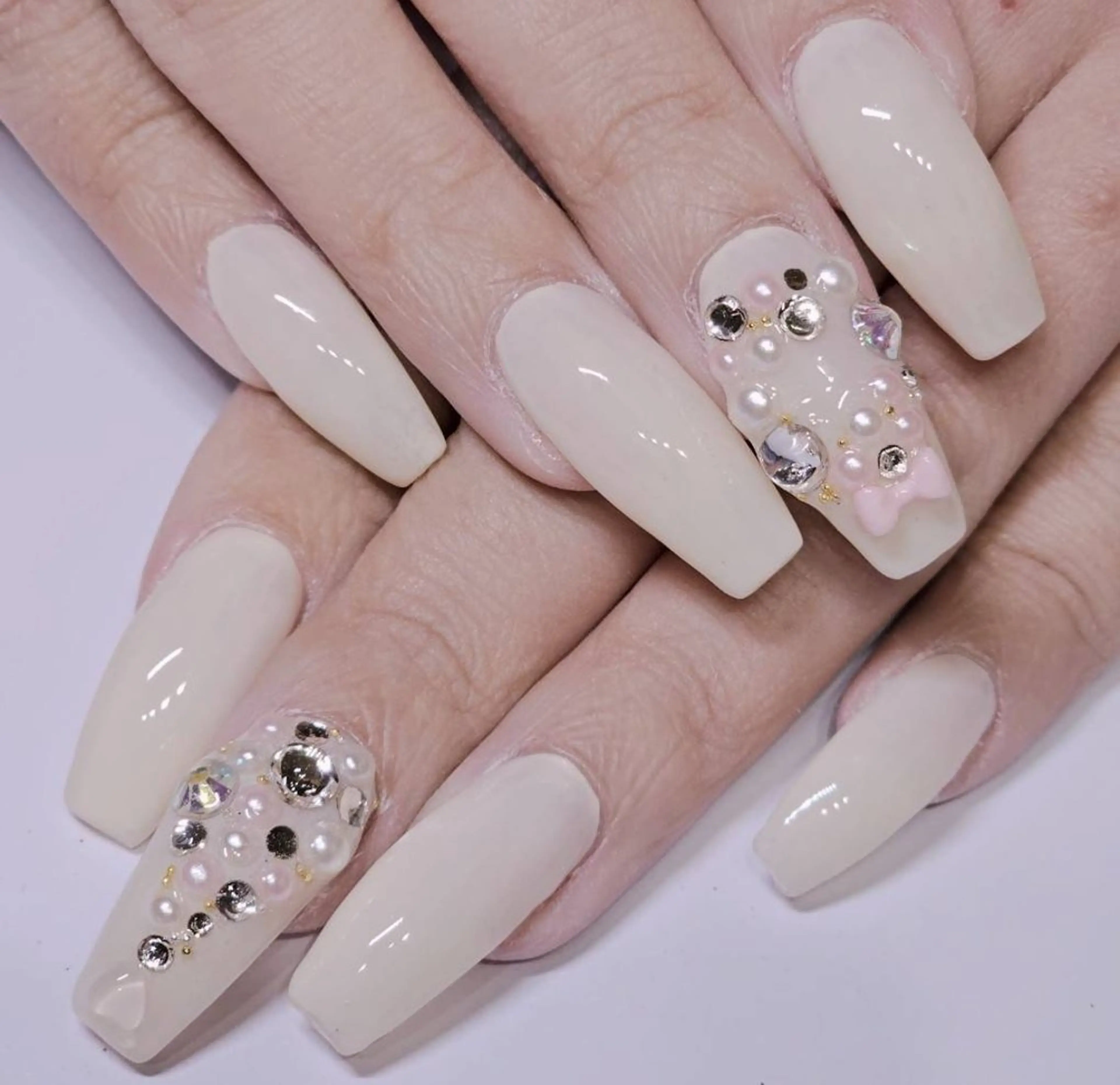 ネイル アートネイル ワンカラーネイル 冬ネイル クリスマス ハンドネイル よしだ ひろきのネイルデザイン