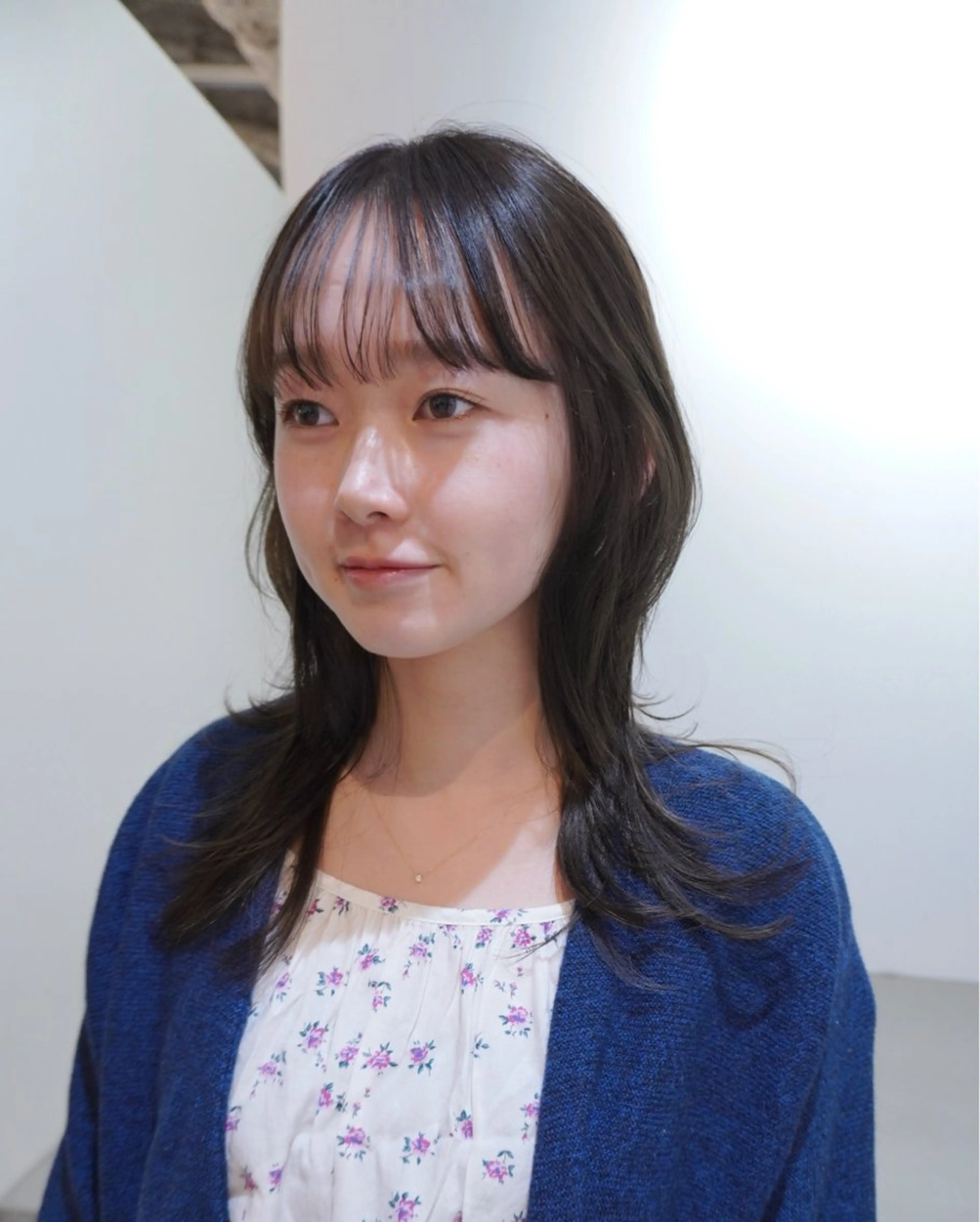 セミロング カラー ヘアアレンジ グレージュ ラベンダーカラー ラベンダーグレージュ ラベンダーグレー レイヤーカット カット ヘアカラー トリートメント 🎀suzuna 透明感colorのヘアスタイル