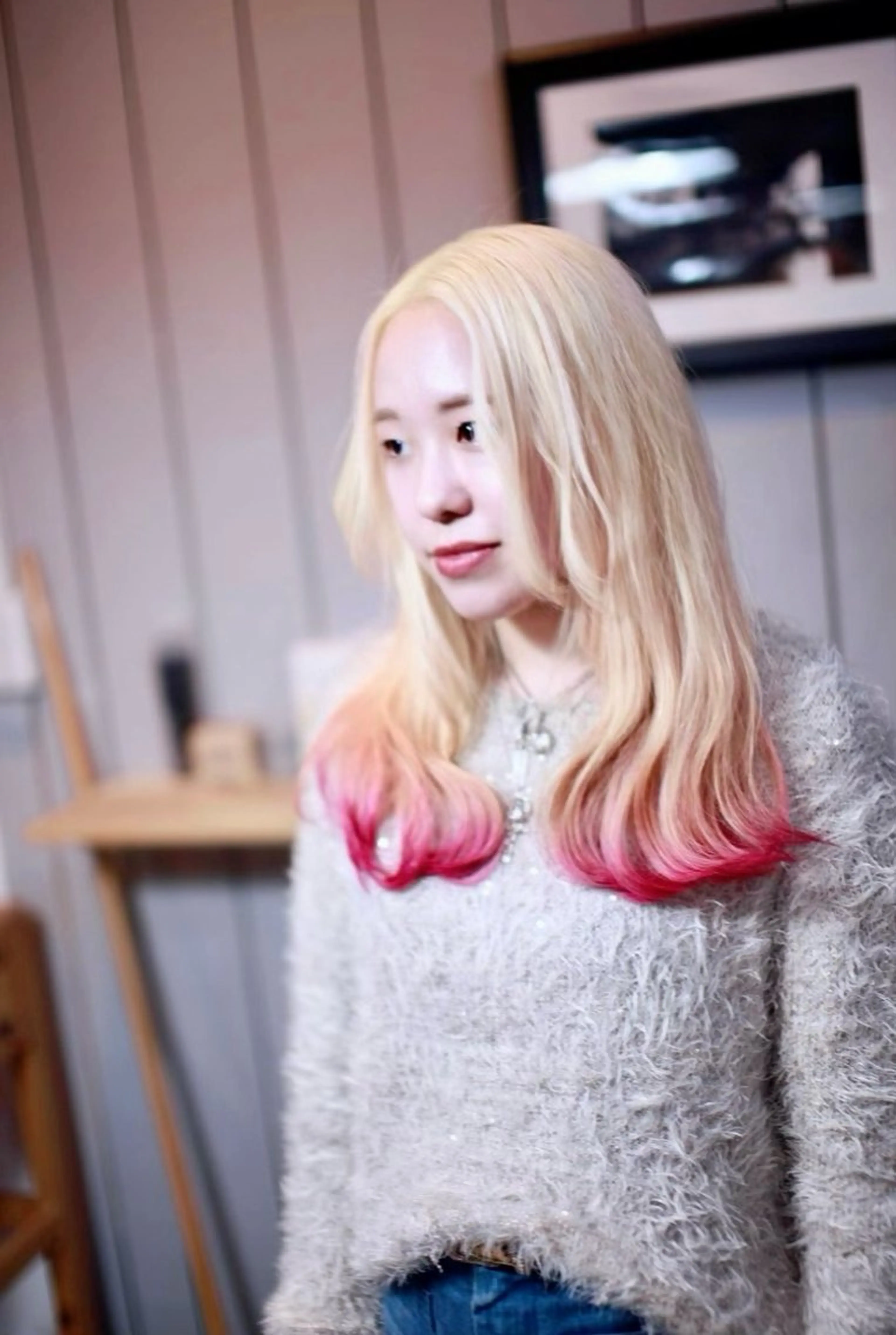 ロング カラー カット ヘアカラー トリートメント 大西 カズマのヘアスタイル