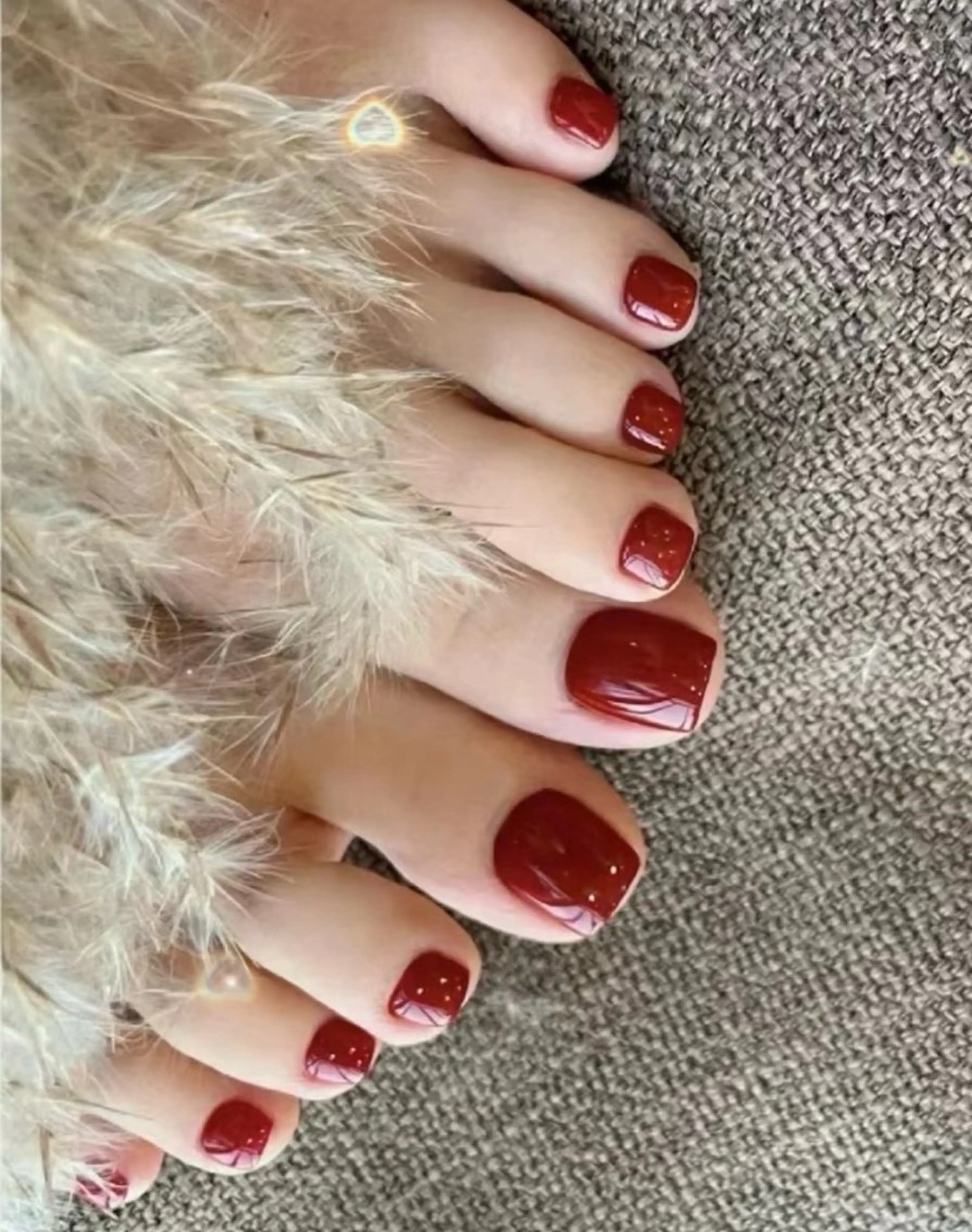 ネイル フットネイル ワンカラーネイル フットネイル Mika Nailのネイルデザイン