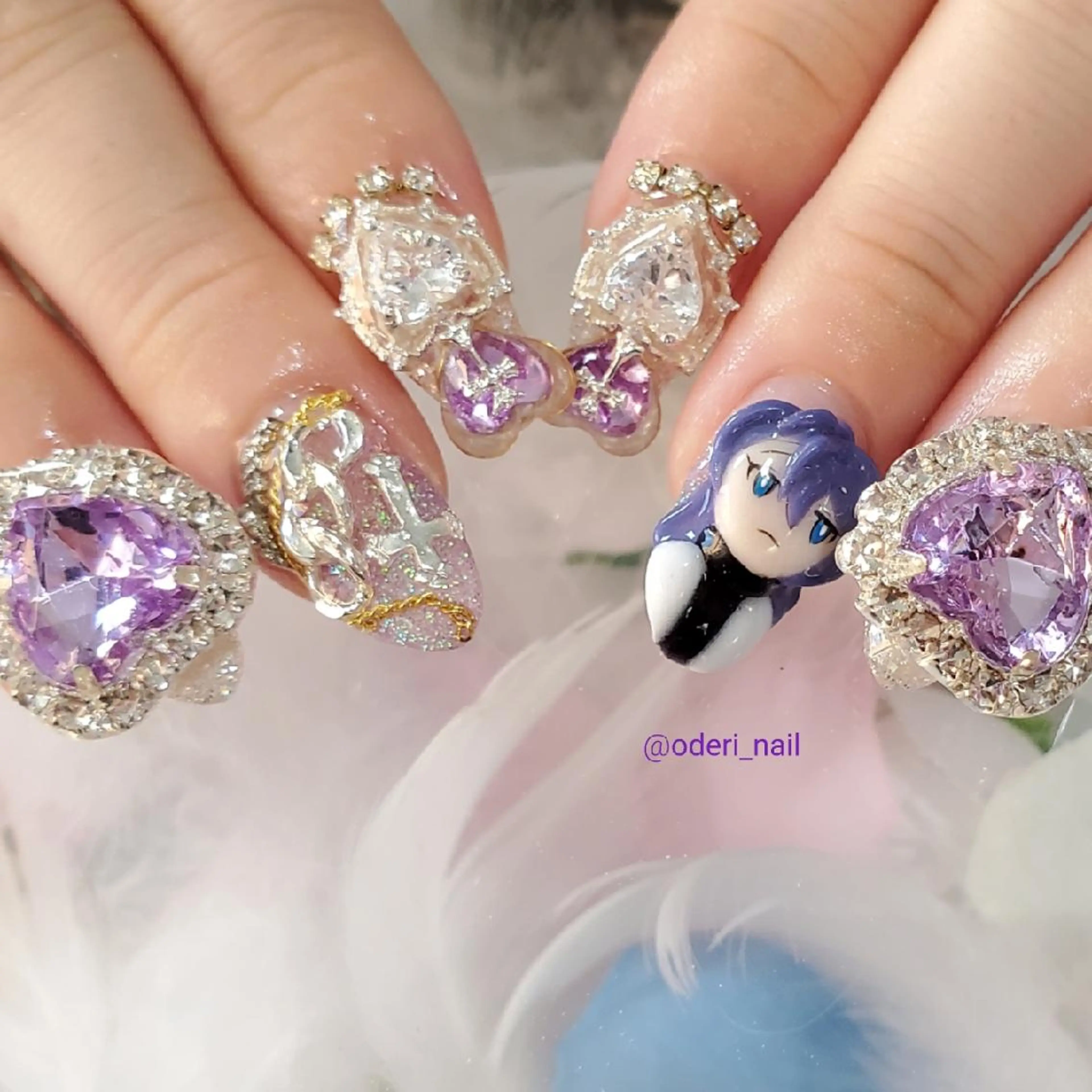 ネイル アートネイル ジェルネイル おで@ oderi_nailのネイルデザイン