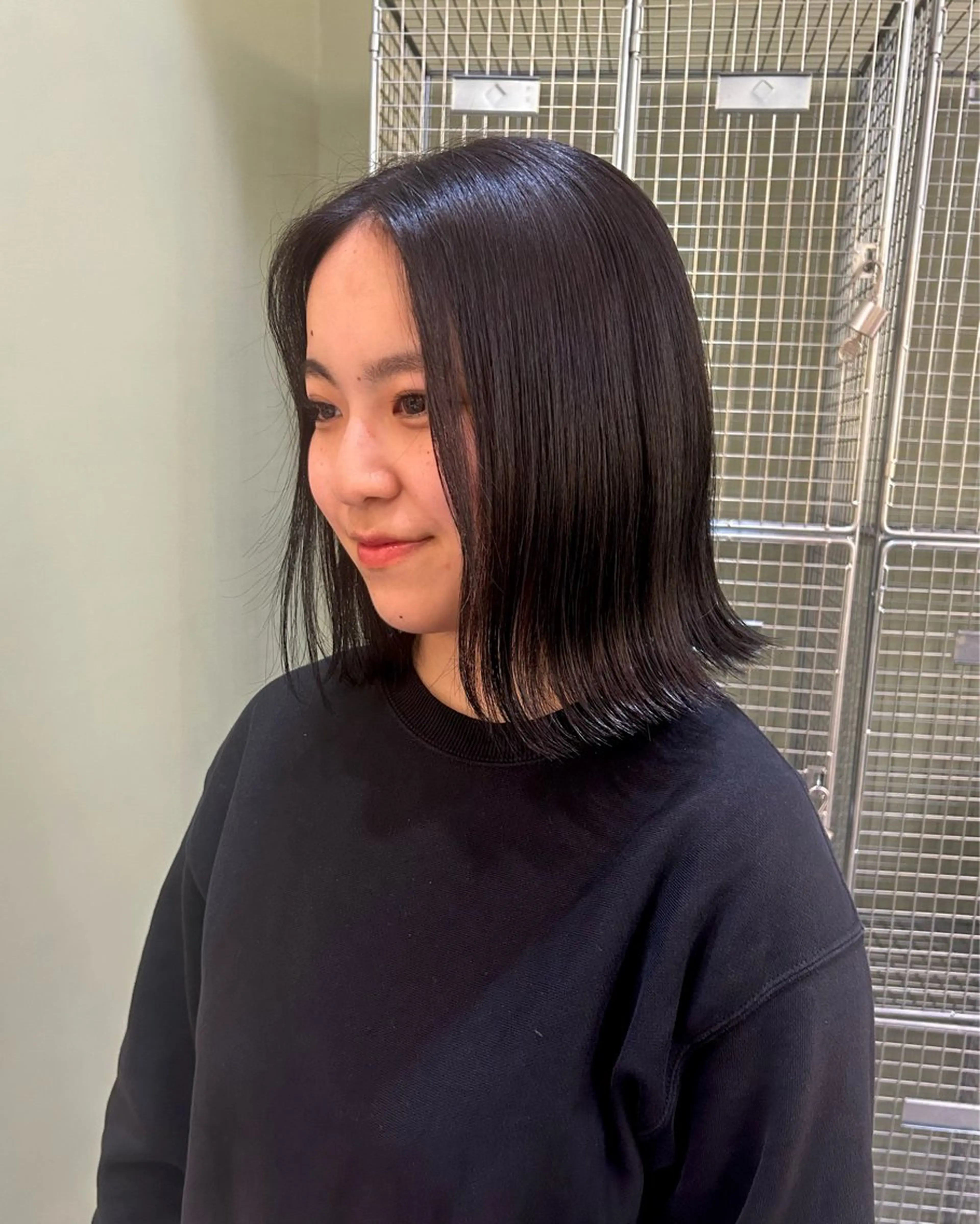 ショート カラー 黒髪 uta所属・カットモデル募集 トモカのヘアスタイル