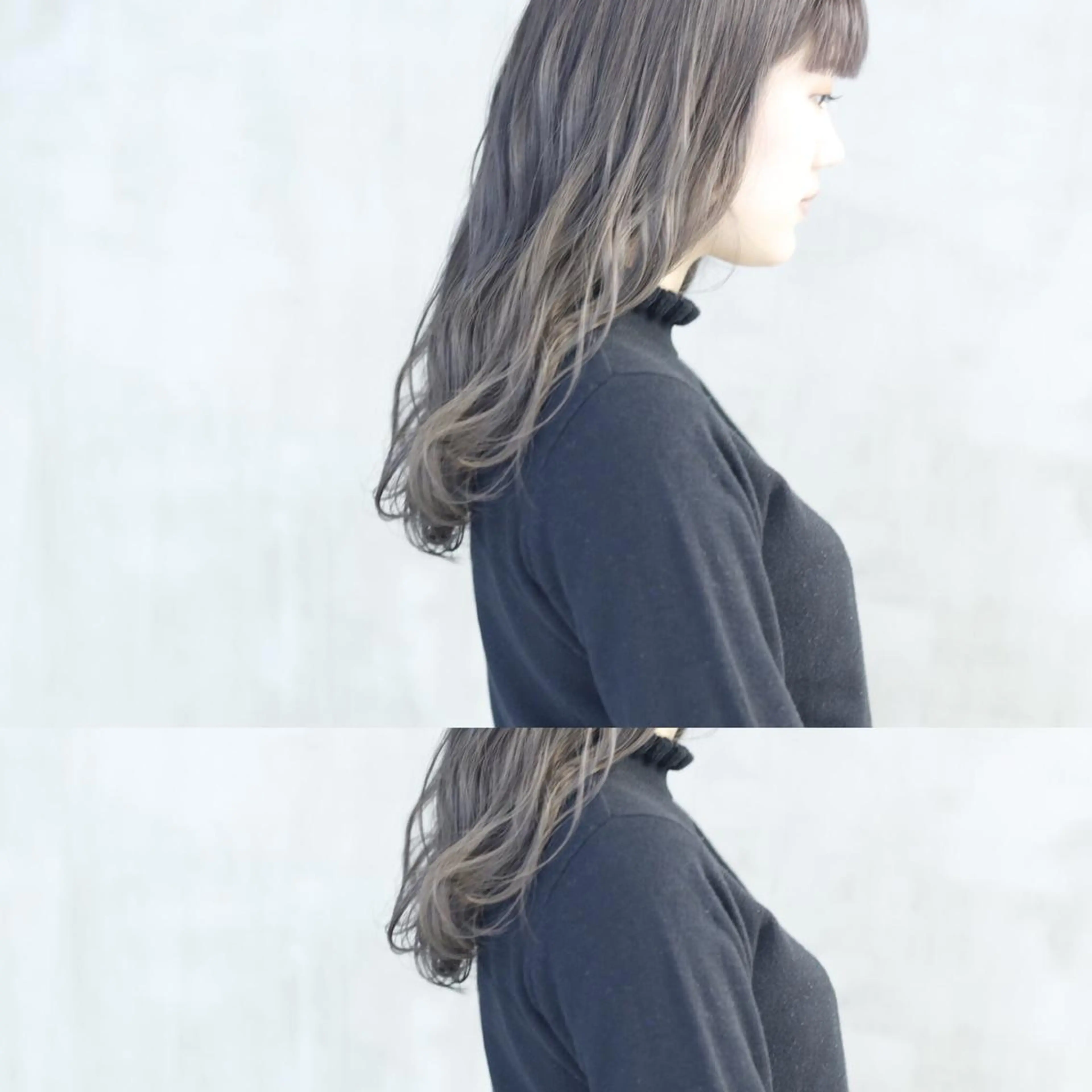 ロング カラー ブリーチ ill.所属・ill［イル］大須 ダブルカラー髪質改善のヘアスタイル