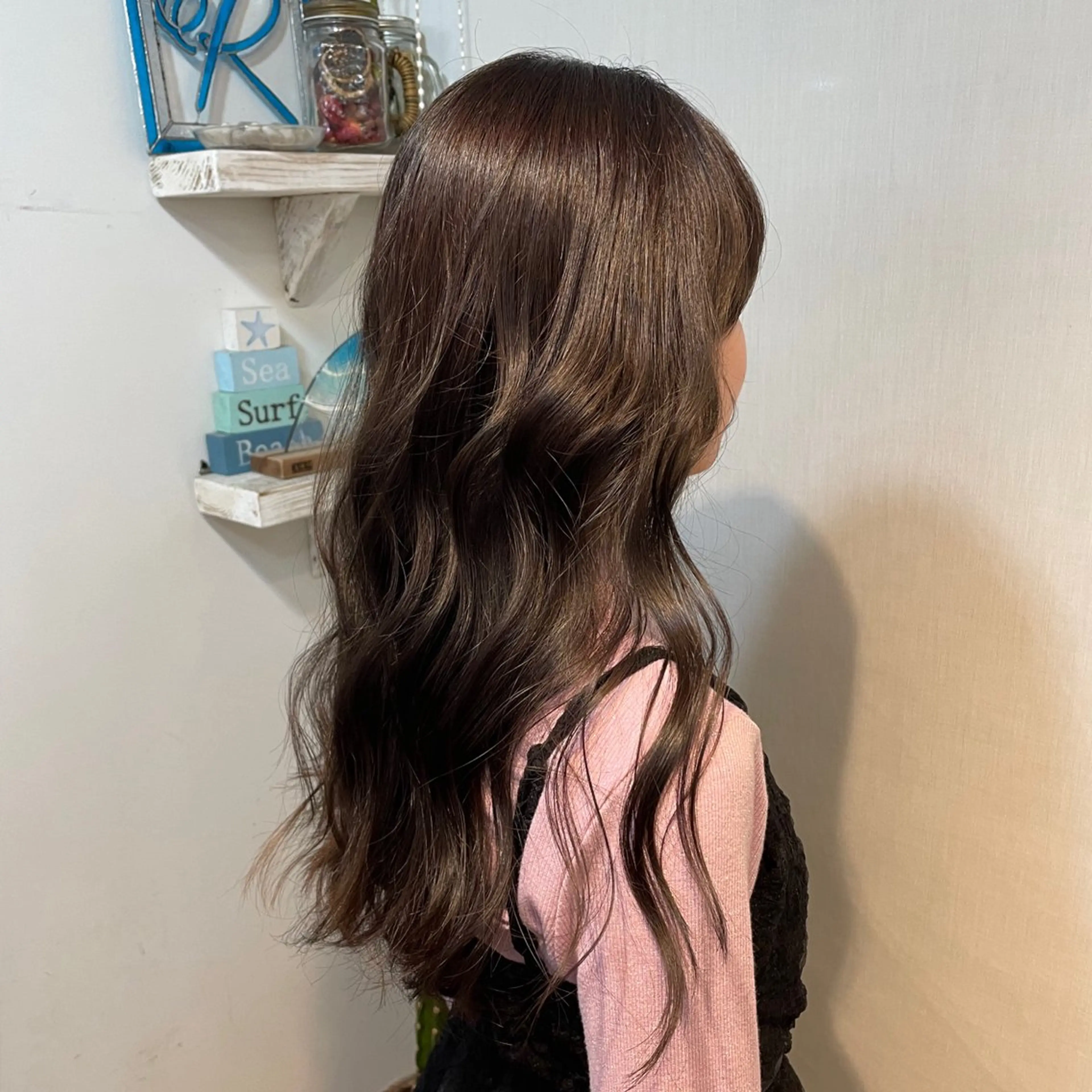 ロング カラー ヘアアレンジ ヘアカラー Raguna所属・艶カラー/暖色カラー RENAのヘアスタイル