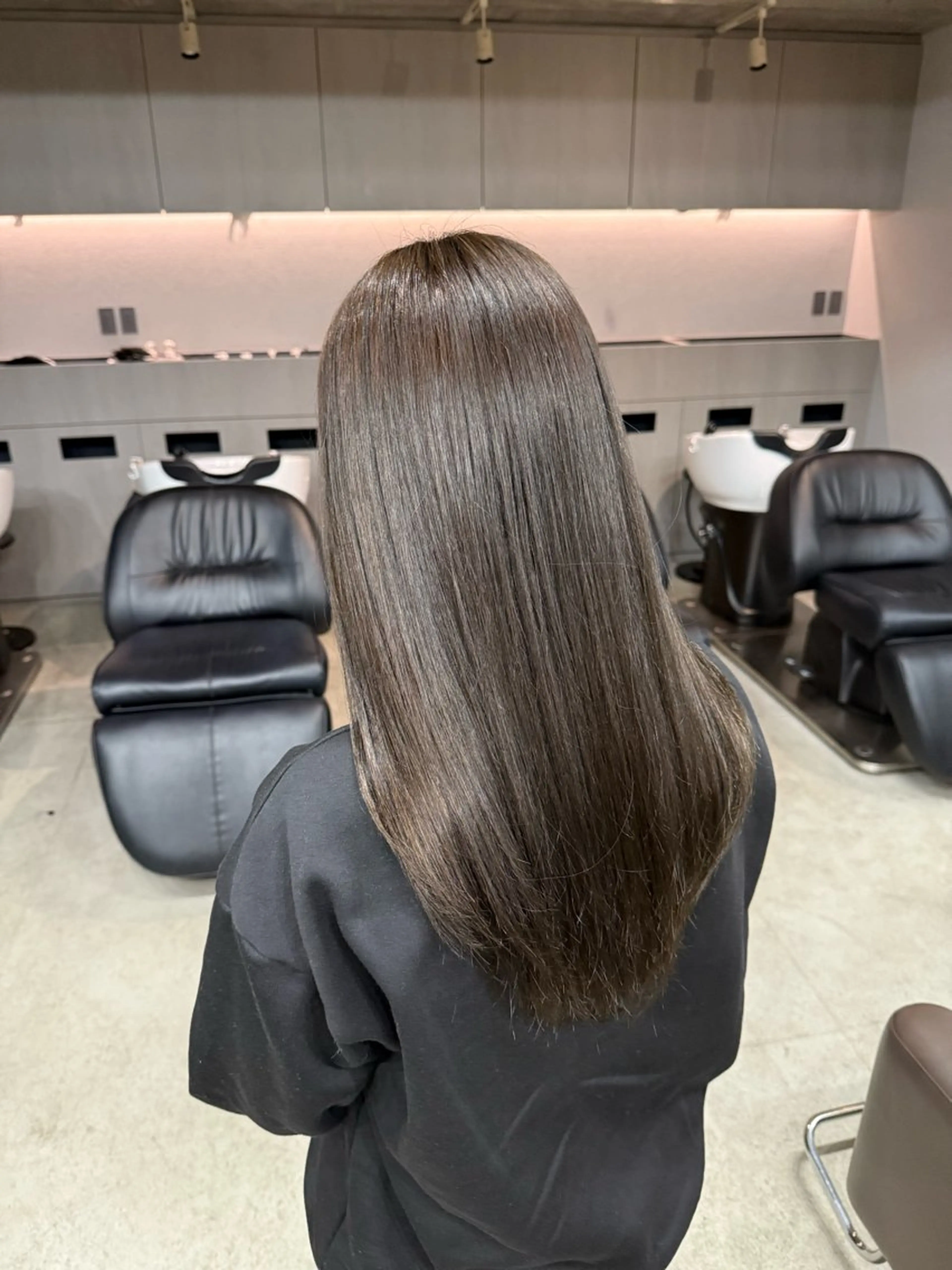 パーマ 縮毛矯正 縮毛矯正/スパイラル パーマ/表参道のヘアスタイル