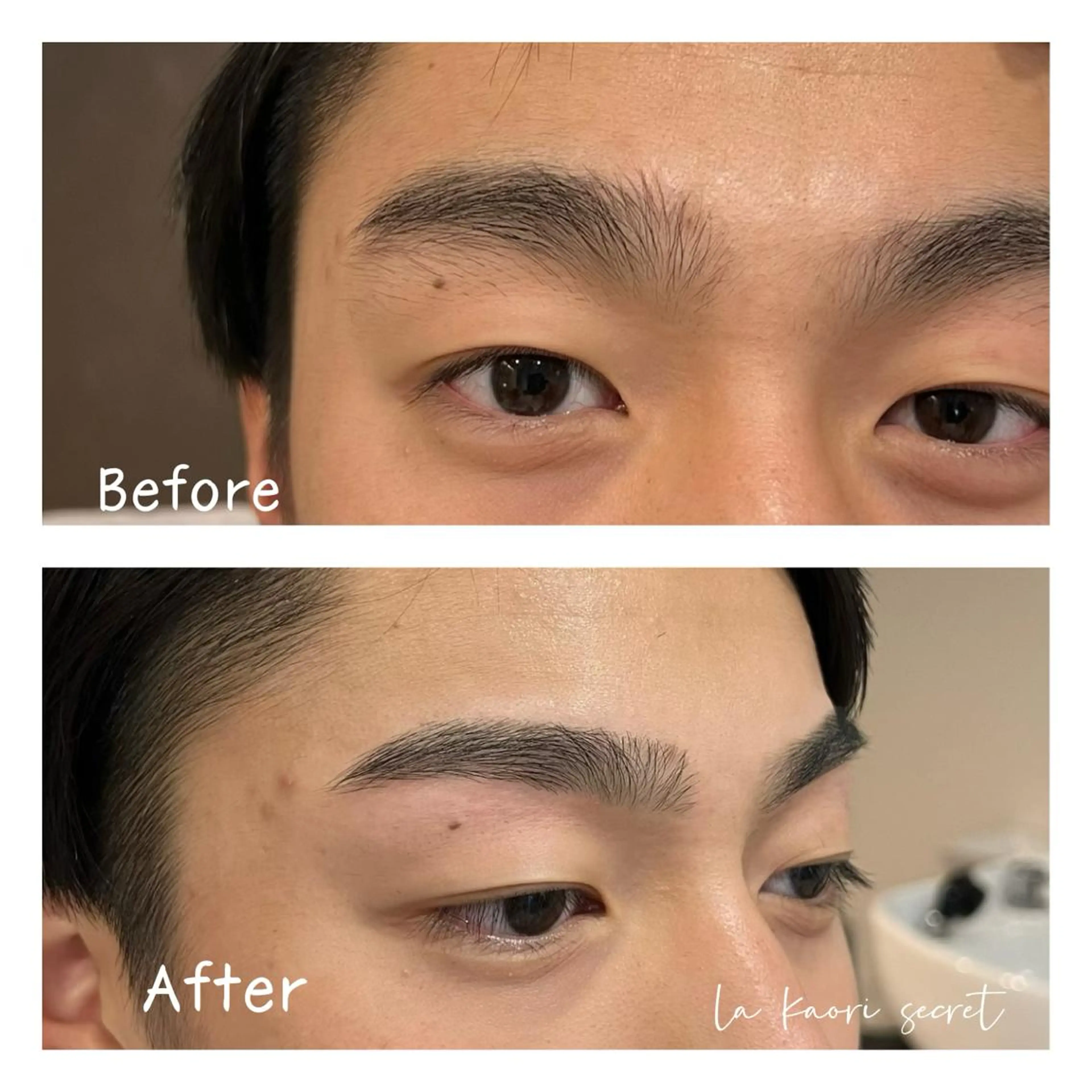 ショート メンズ アイブロウ メンズアイブロウ ワックス脱毛 眉カット その他(アイブロウ) la kaori secretの眉毛・アイブロウイメージ