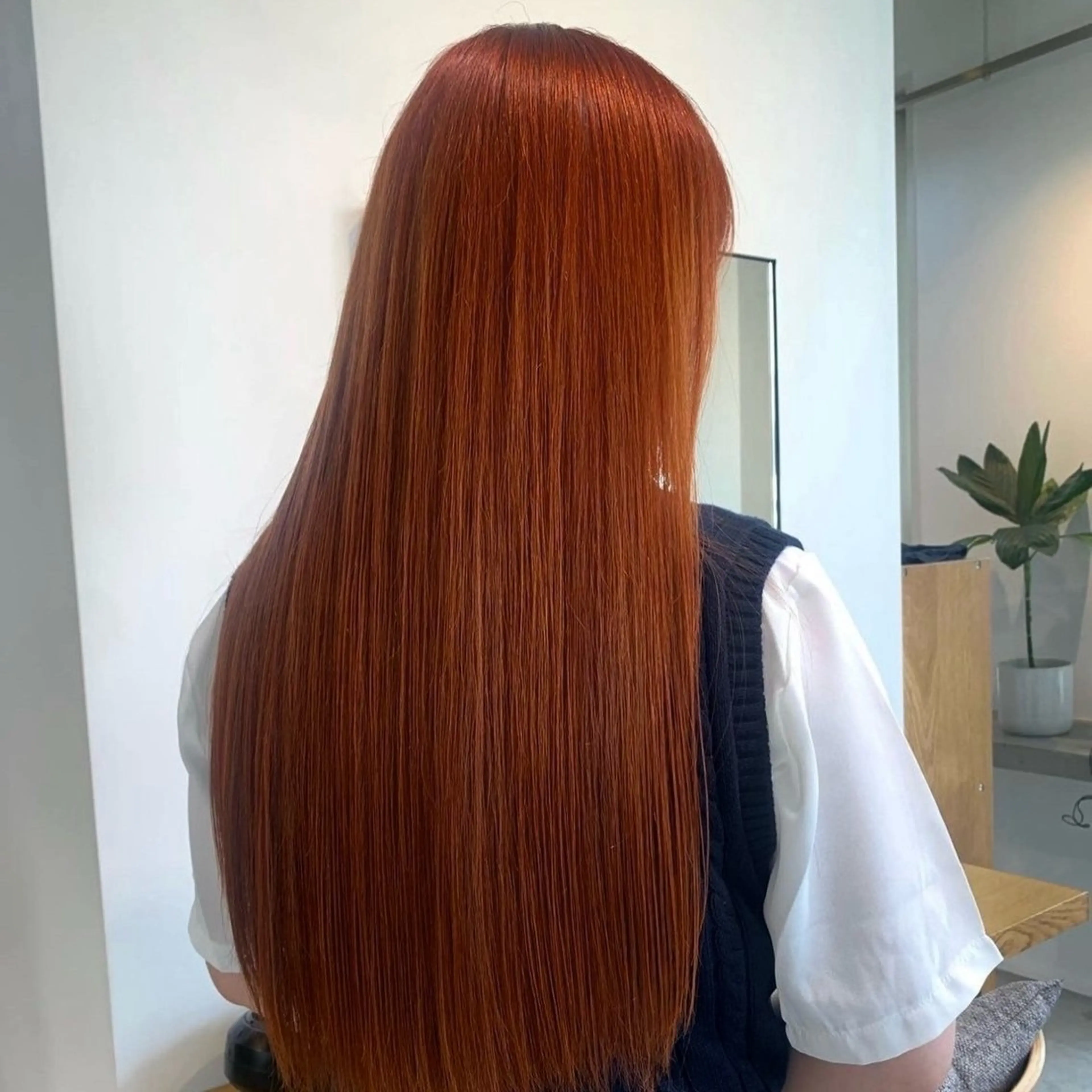カラー オレンジ ヘアカラー FILMS /香楓のヘアスタイル