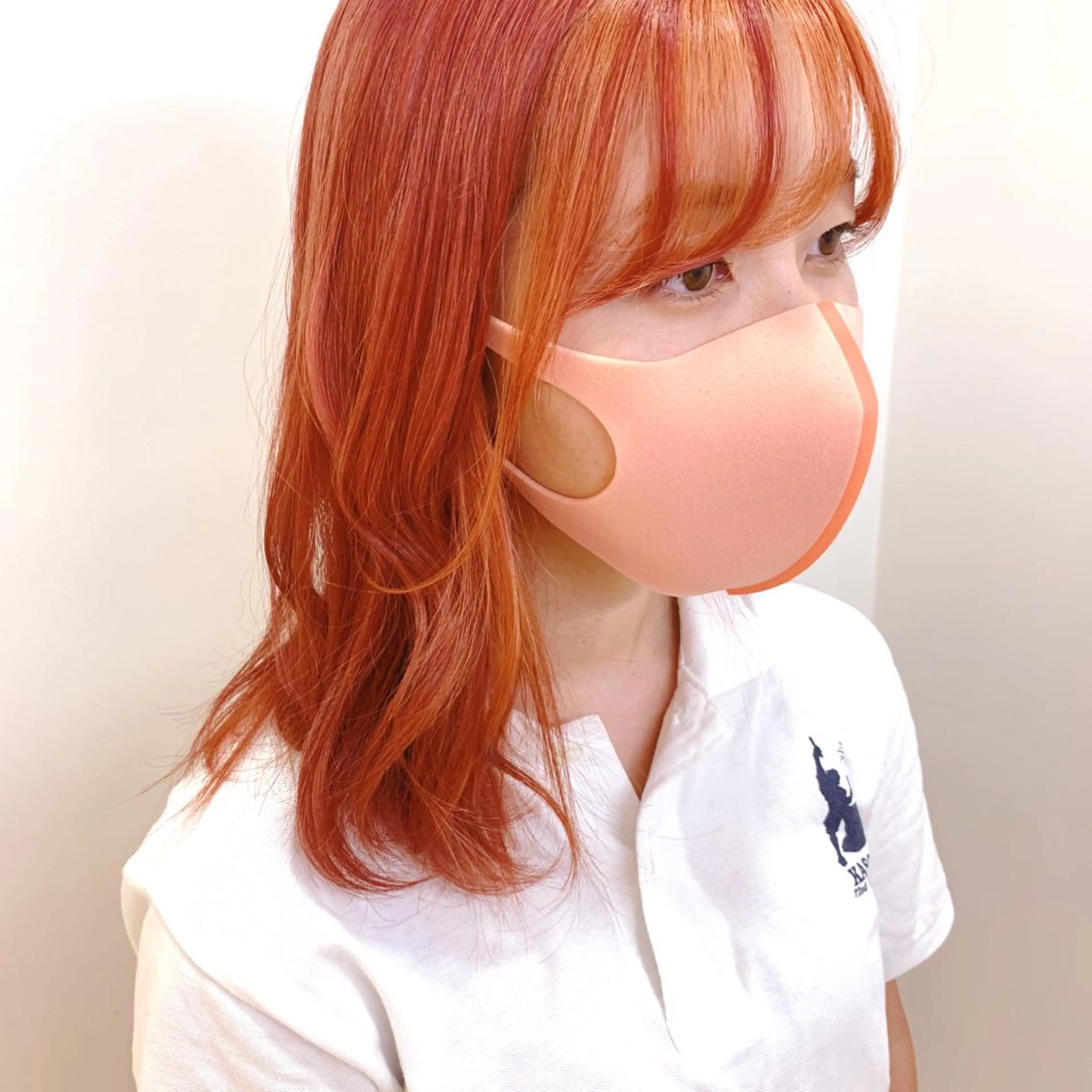 セミロング カラー ヘアアレンジ ヘアカラー トリートメント yuka .のヘアスタイル