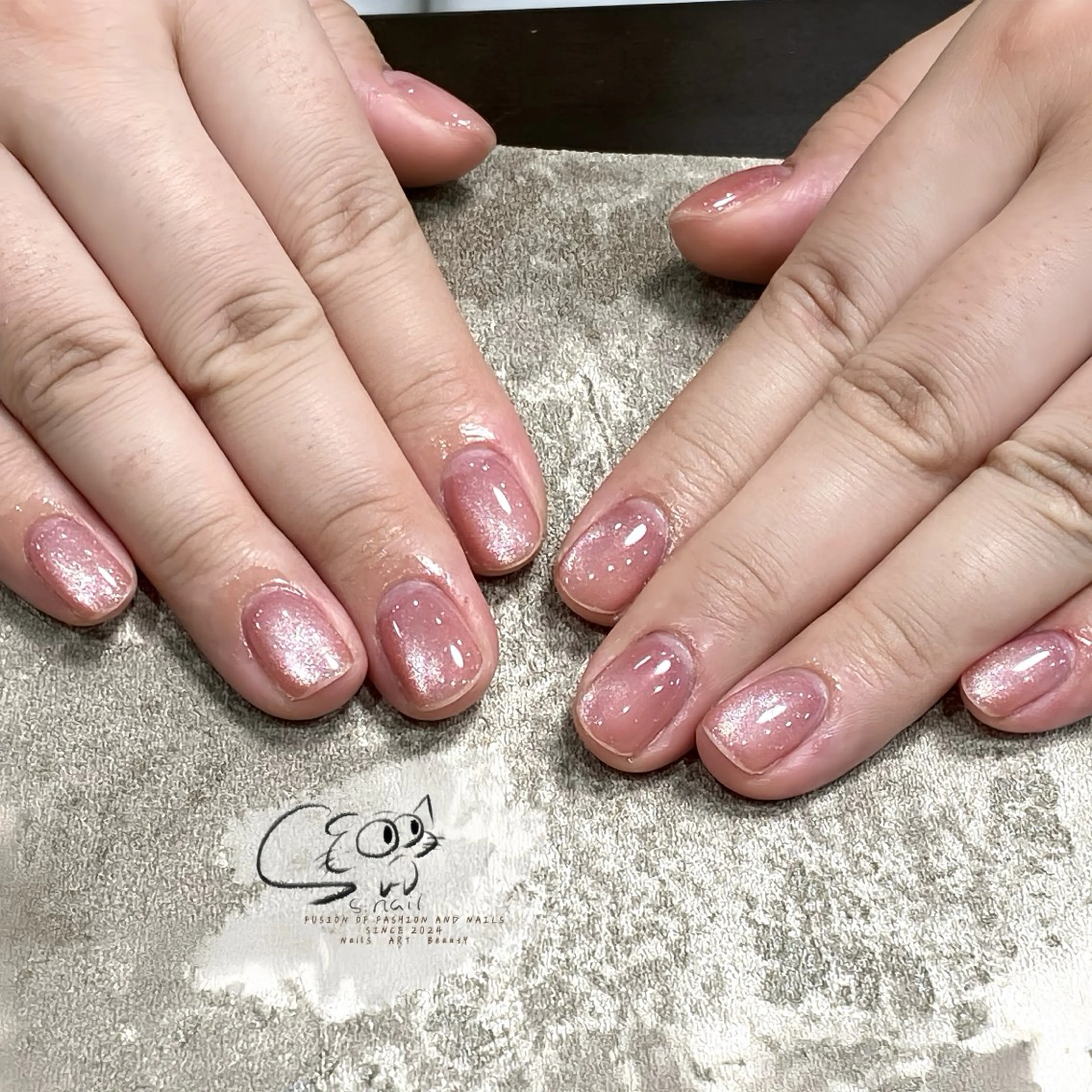 ネイル アートネイル チークネイル フレンチネイル グラデーション マグネットネイル ハンドネイル S.nail所属・S.nail _のネイルデザイン