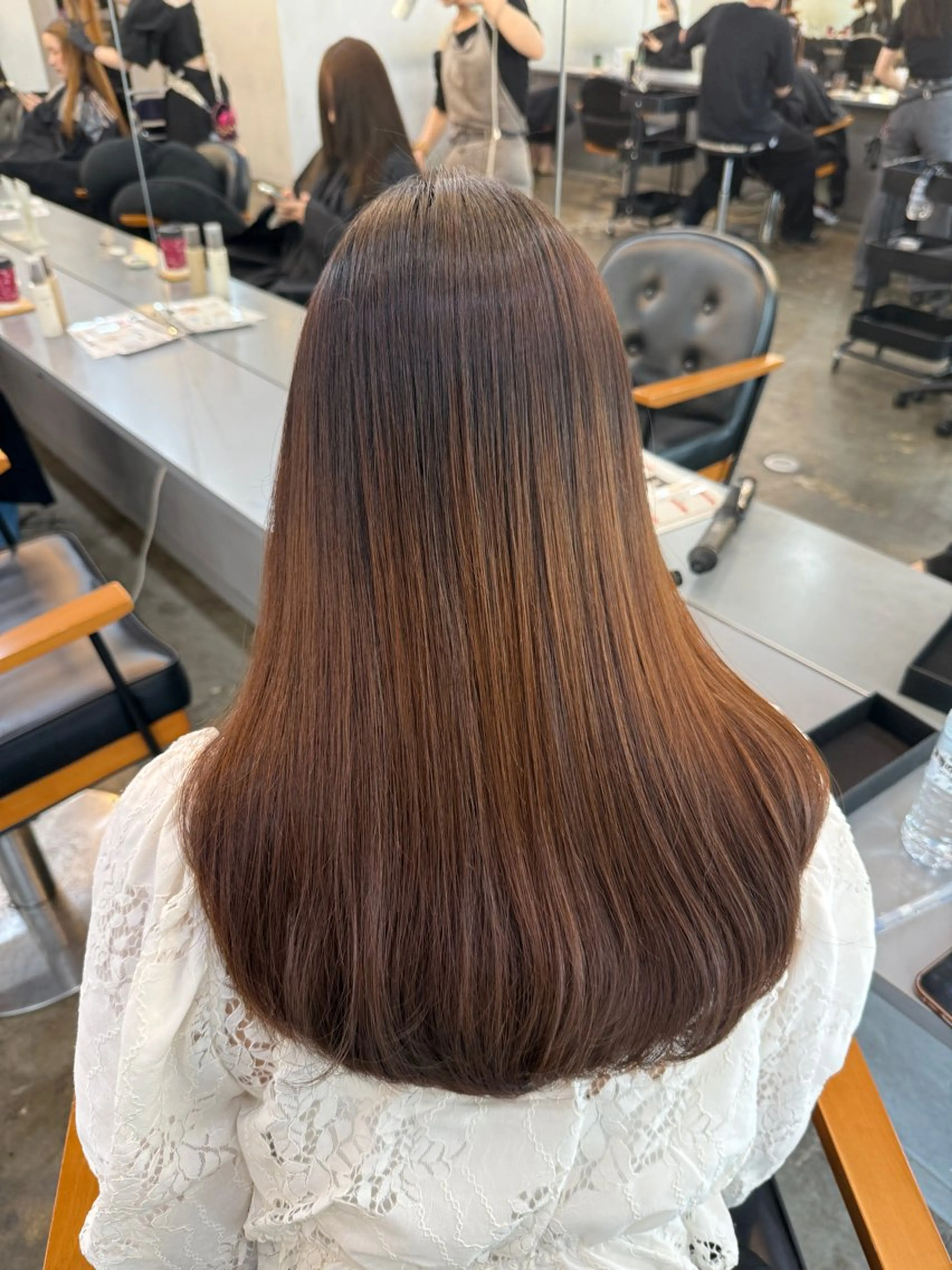 ロング カット ヘアカラー トリートメント 縮毛矯正/レイヤー カット⭐️SHOTAのヘアスタイル