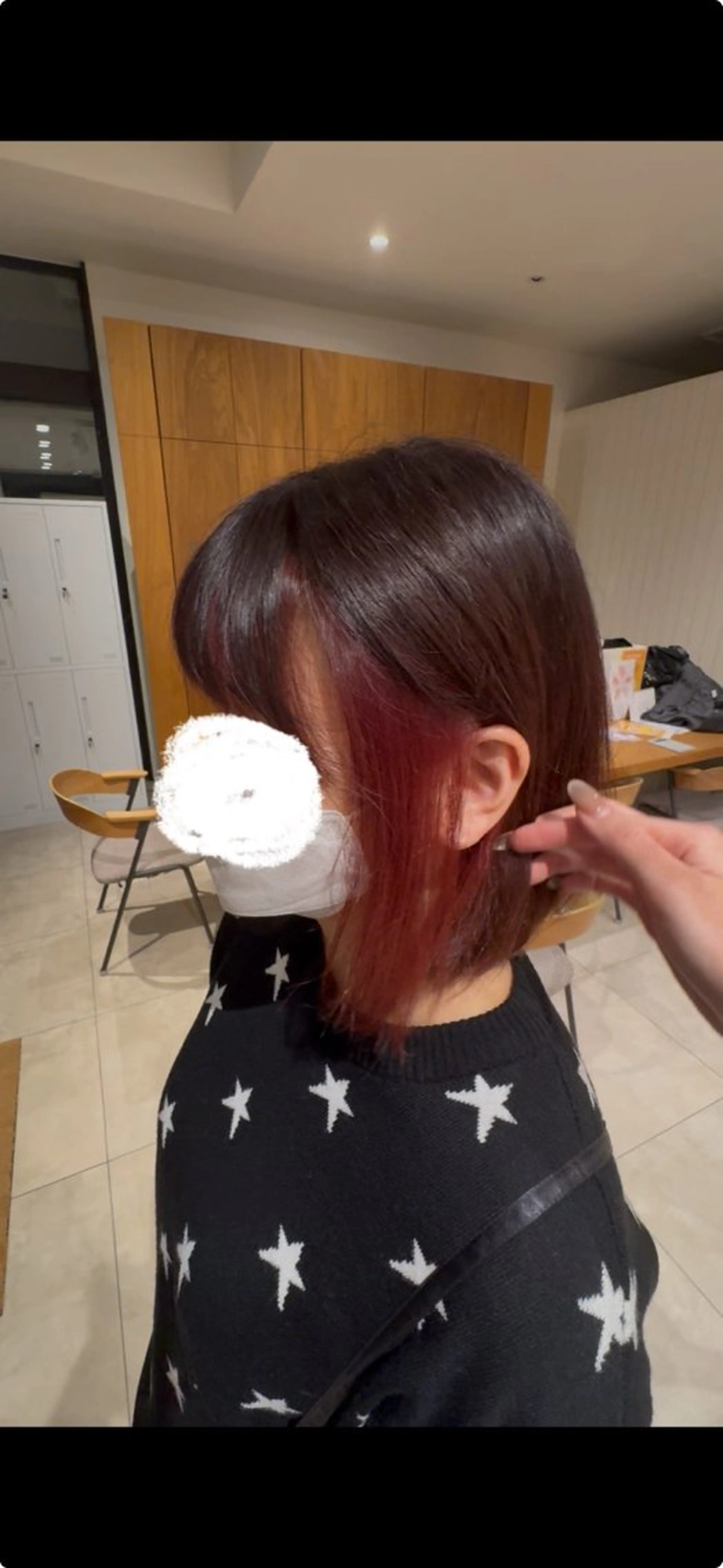 ショート ヘアカラー 西澤 綺羅のヘアスタイル