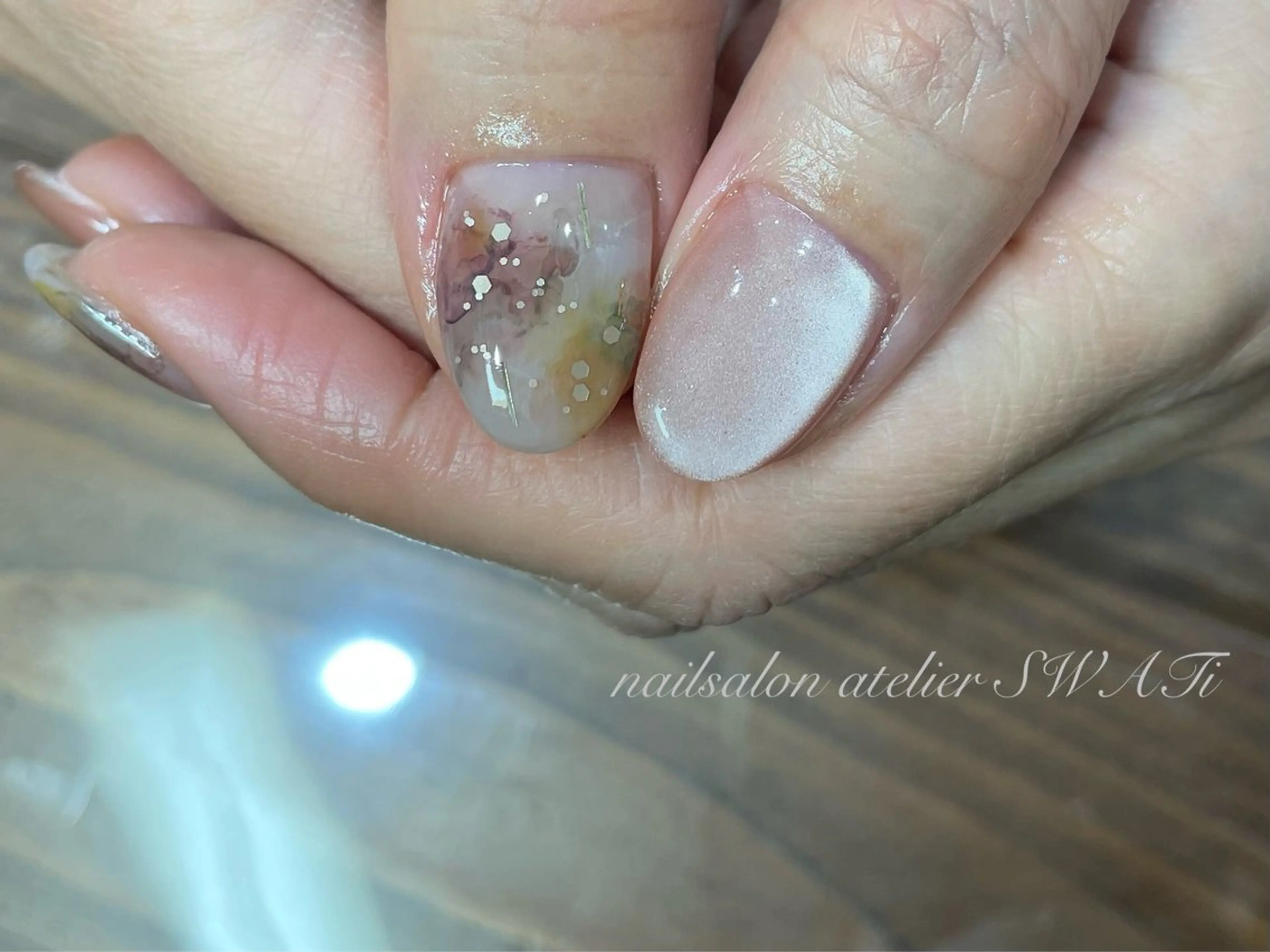 ネイル ヘアーサロン大野所属・nailsalon SWATiのネイルデザイン