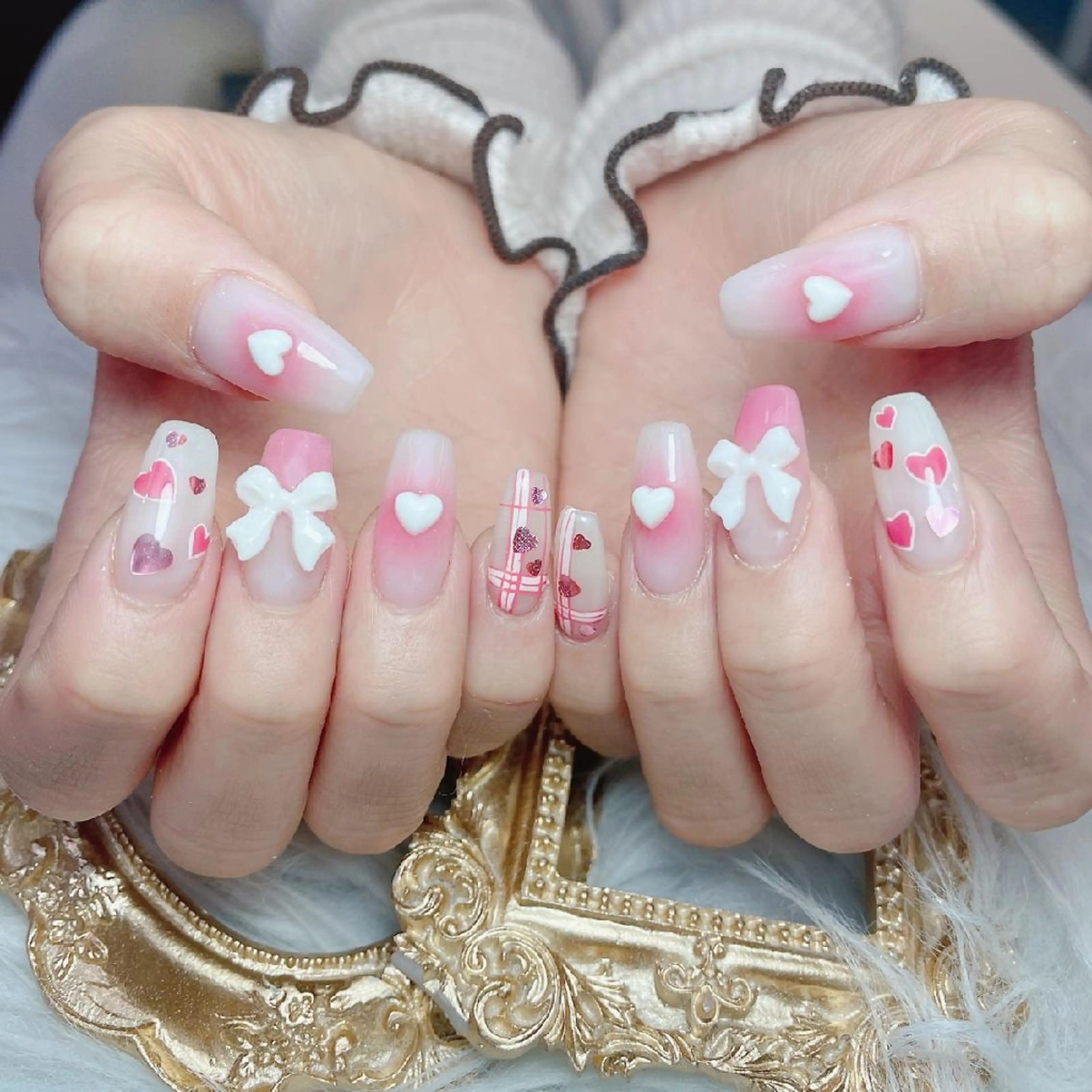 ネイル オーロラネイル ジェルネイル マグネットネイル シンプルネイル ブライダルネイル Melody Nail所属・Melody 3D/スカルプ専門店のネイルデザイン