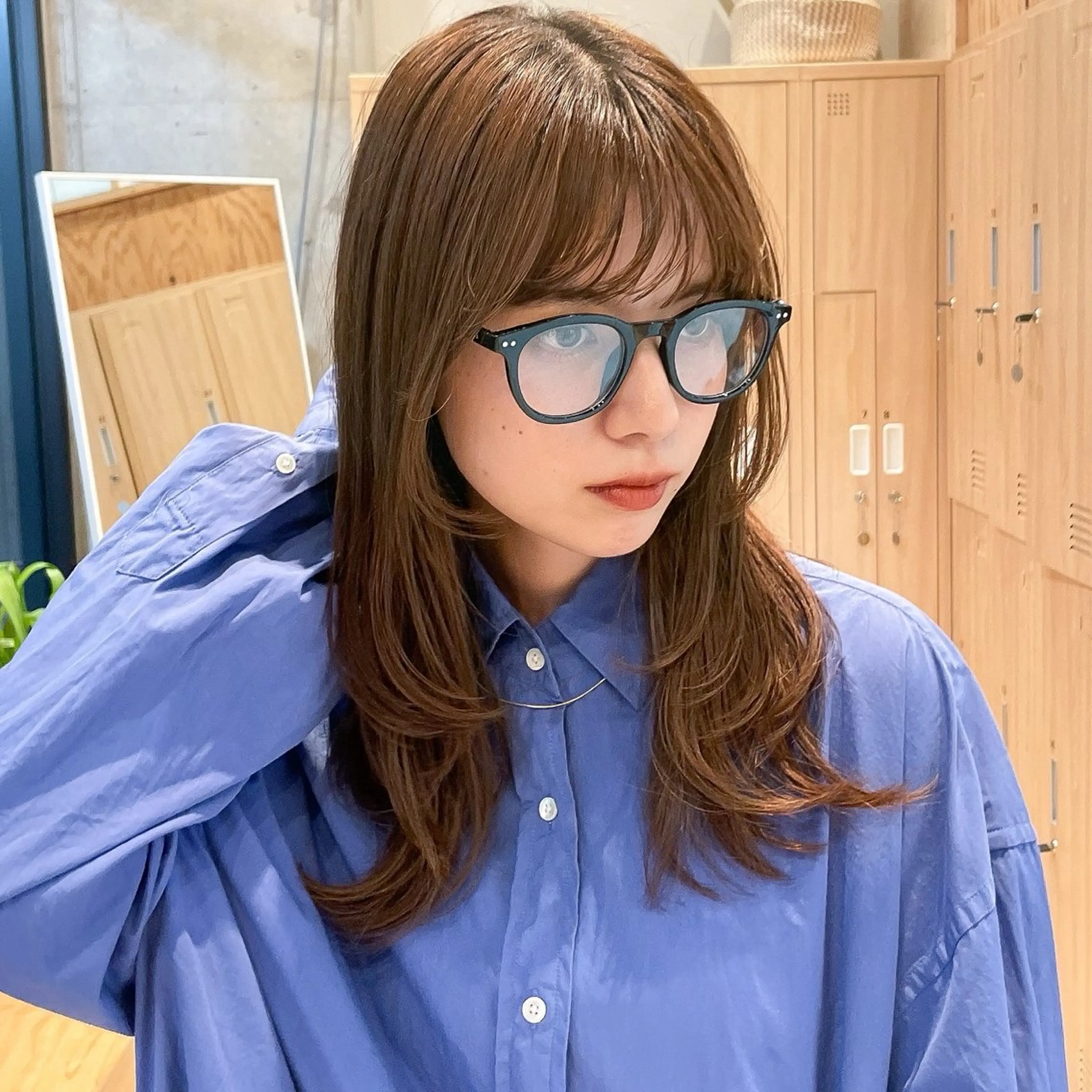 ロング 似合わせ/ベージュ /レイヤー/りほ🤍のヘアスタイル