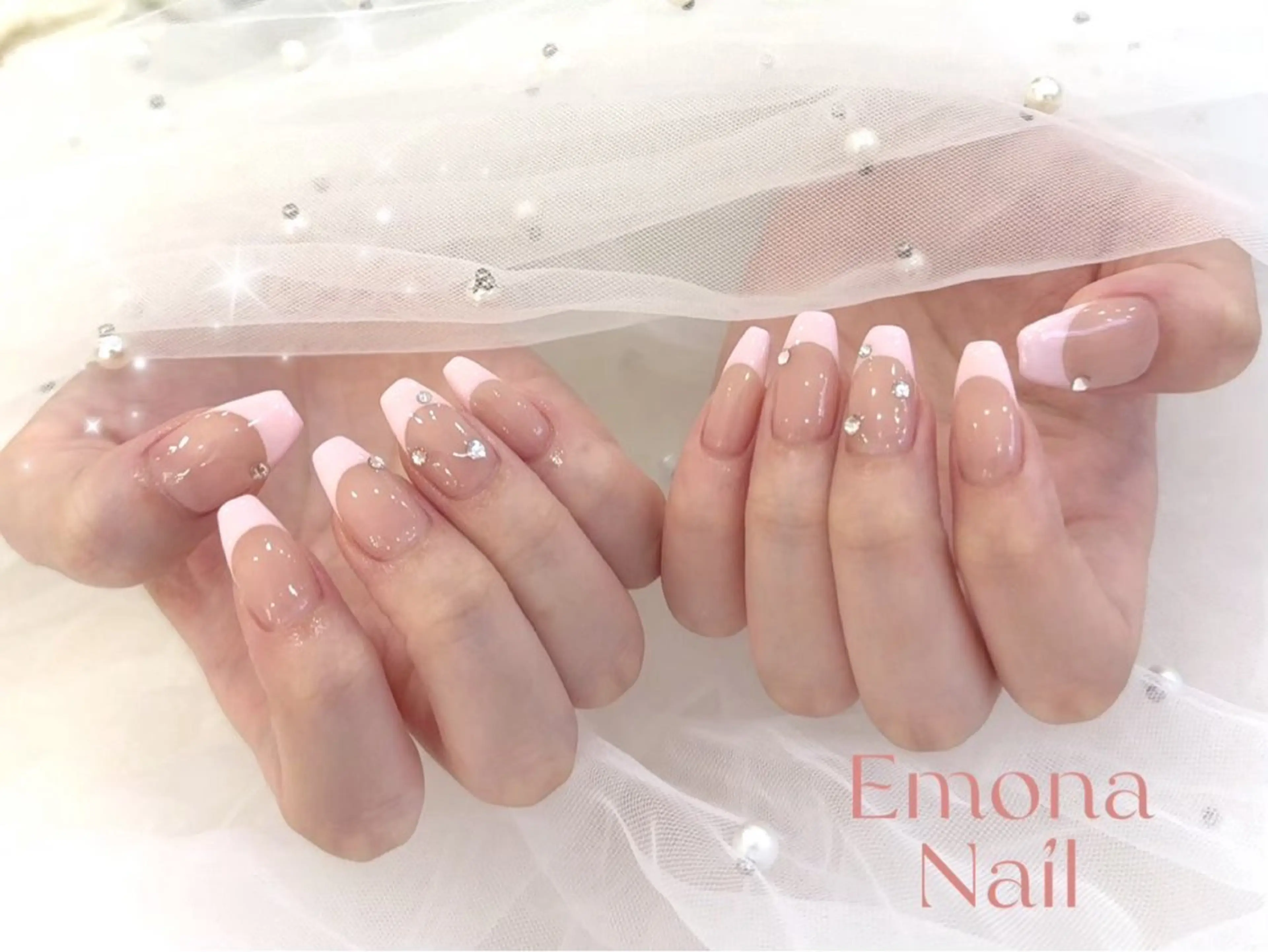 ネイル フレンチネイル Emona nail所属・19 enailのネイルデザイン